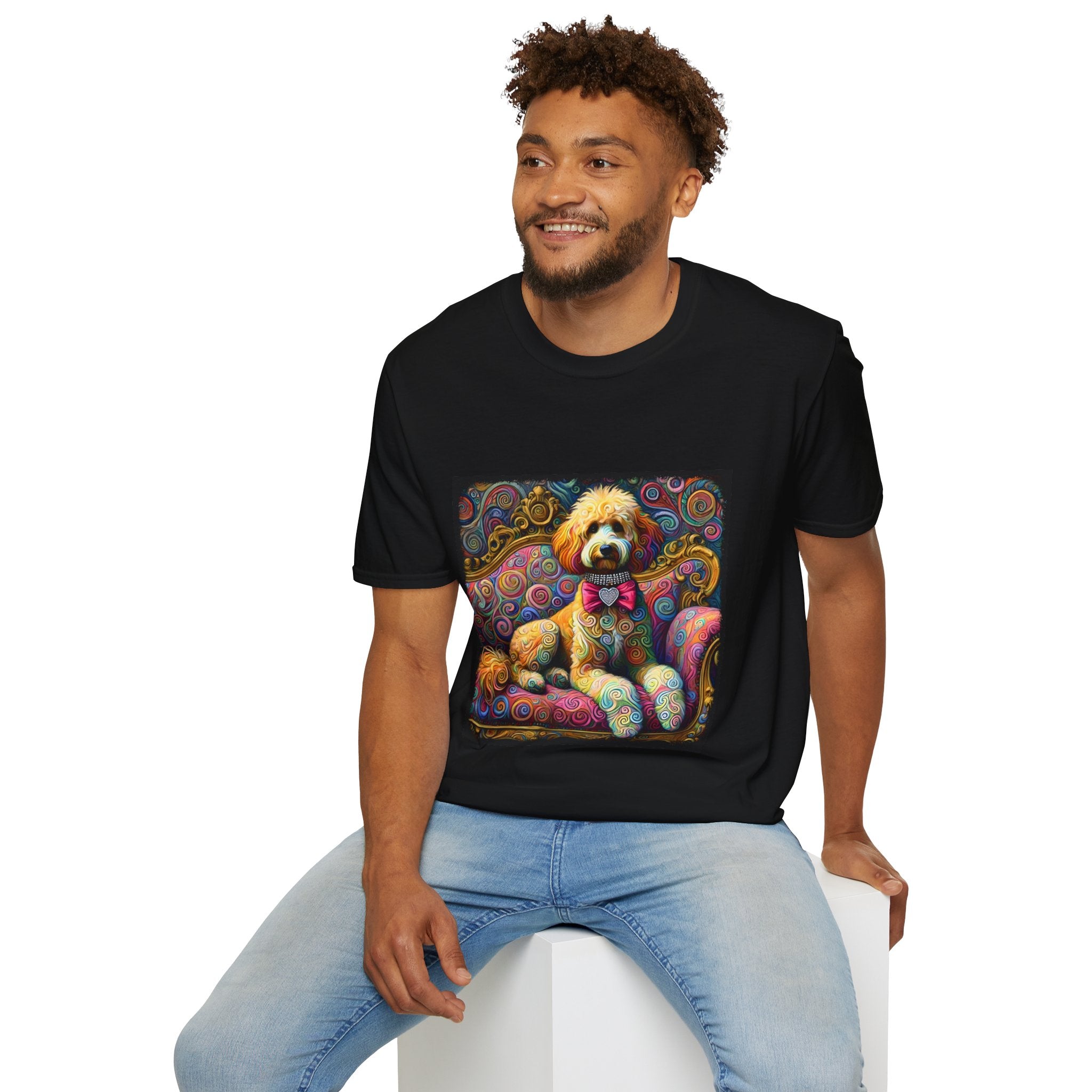 Goldendoodle Love Swirl | Unisex Dog T-Shirt