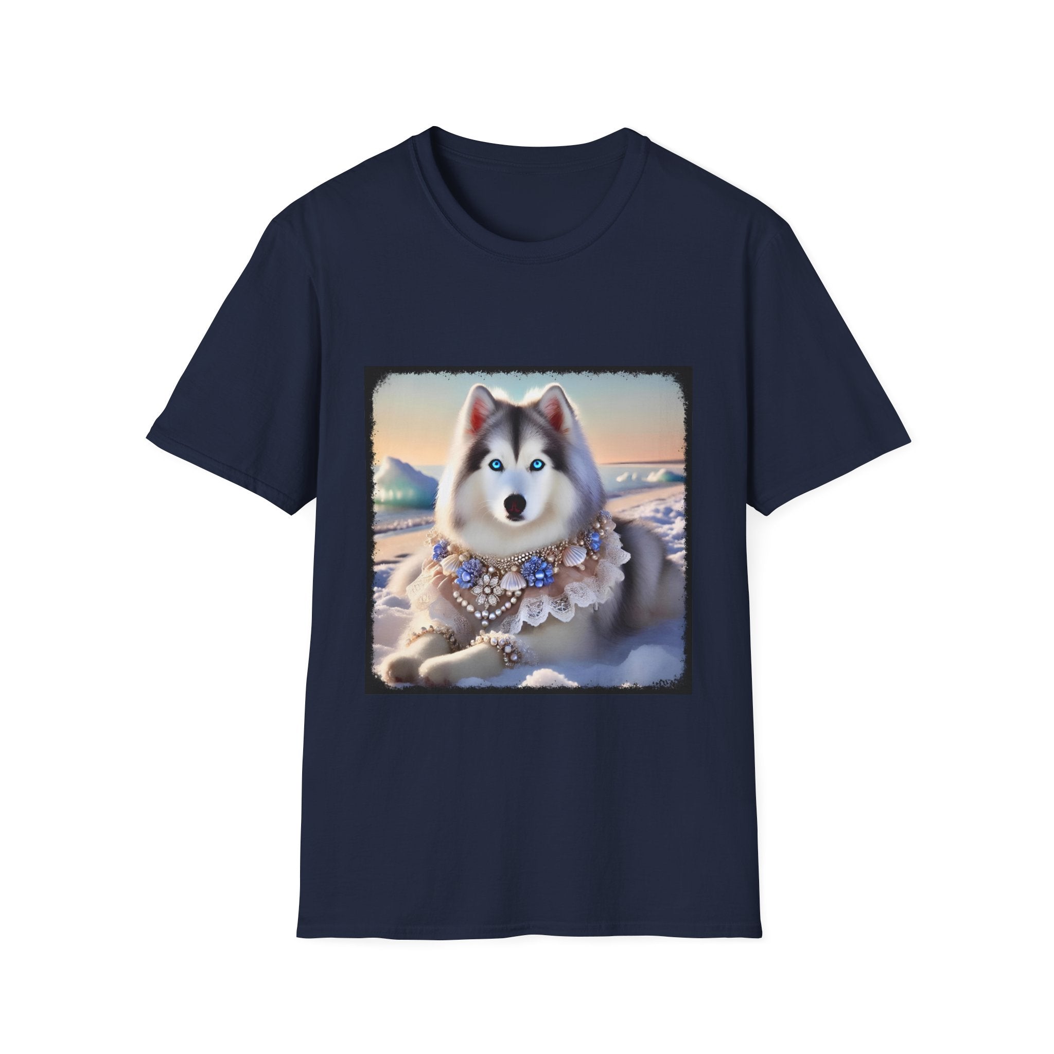 Siberian Husky Snow Princess | Unisex Dog T-Shirt