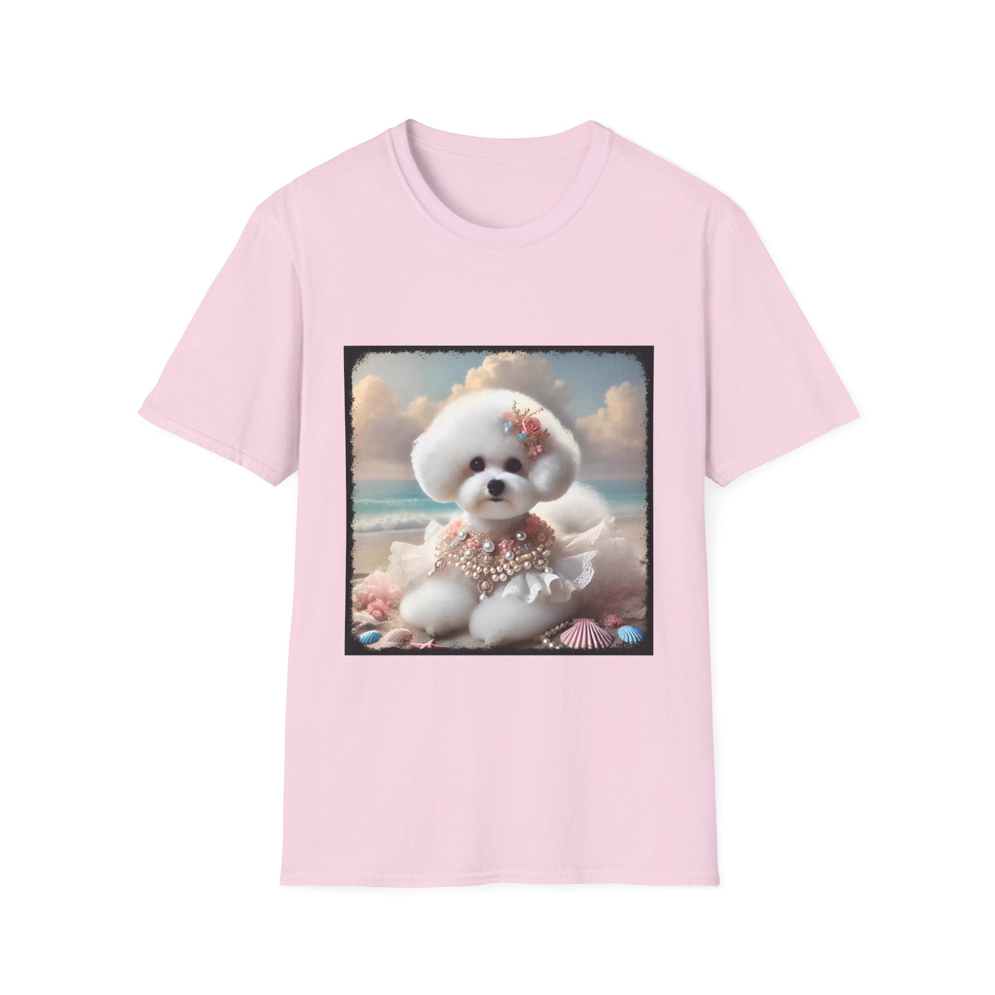 Bichon Frise Beach Beauty | Unisex Dog T-Shirt