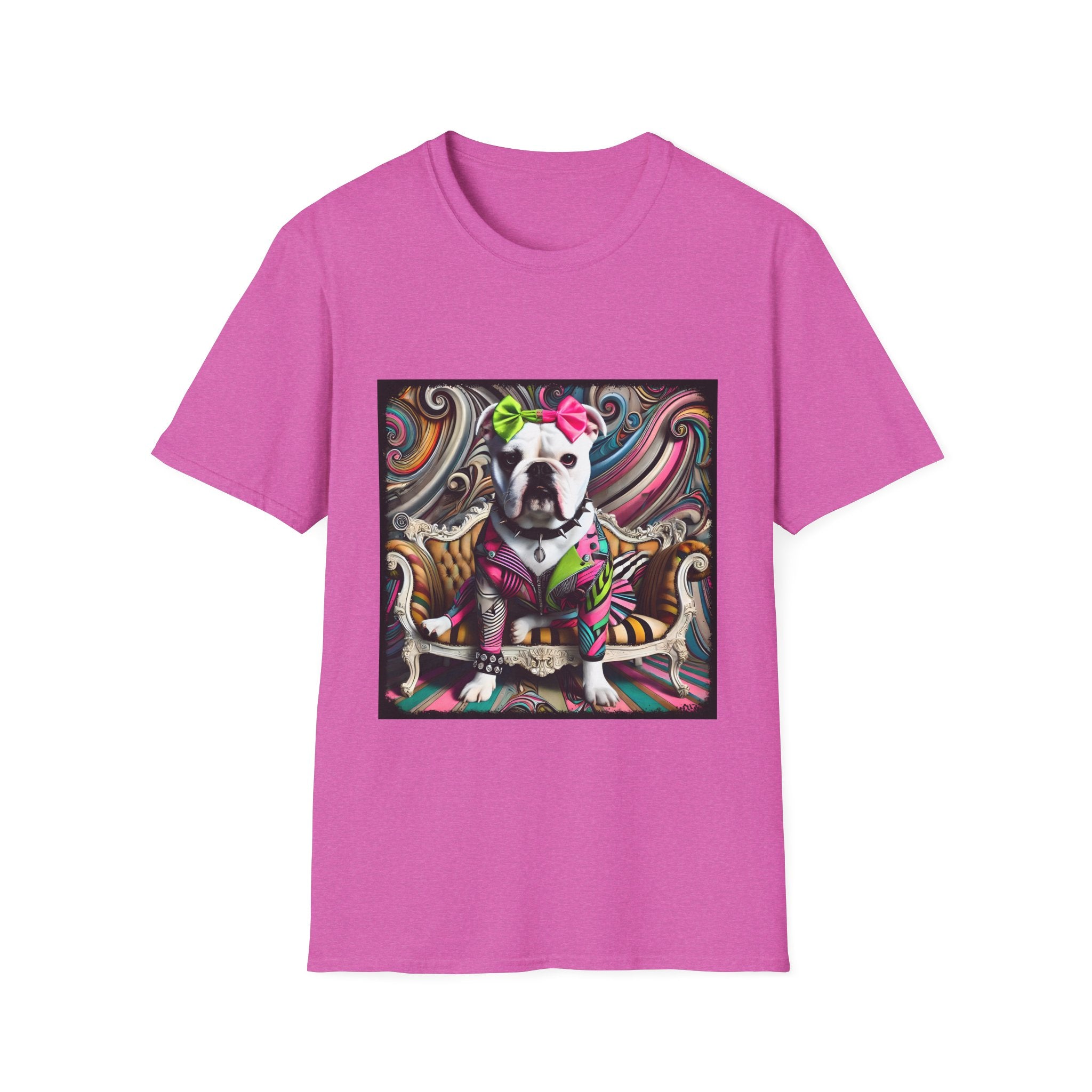 Bulldog Princess Rocker | Unisex Dog T-Shirt