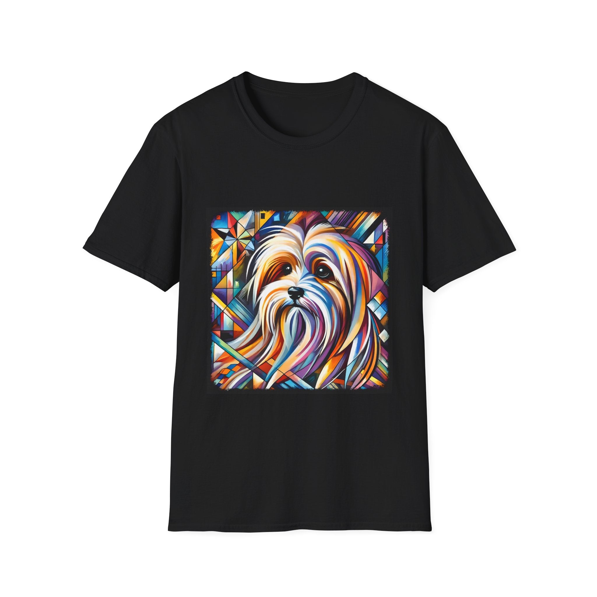Havanese Multicolor Geometric |  Unisex Dog T-Shirt