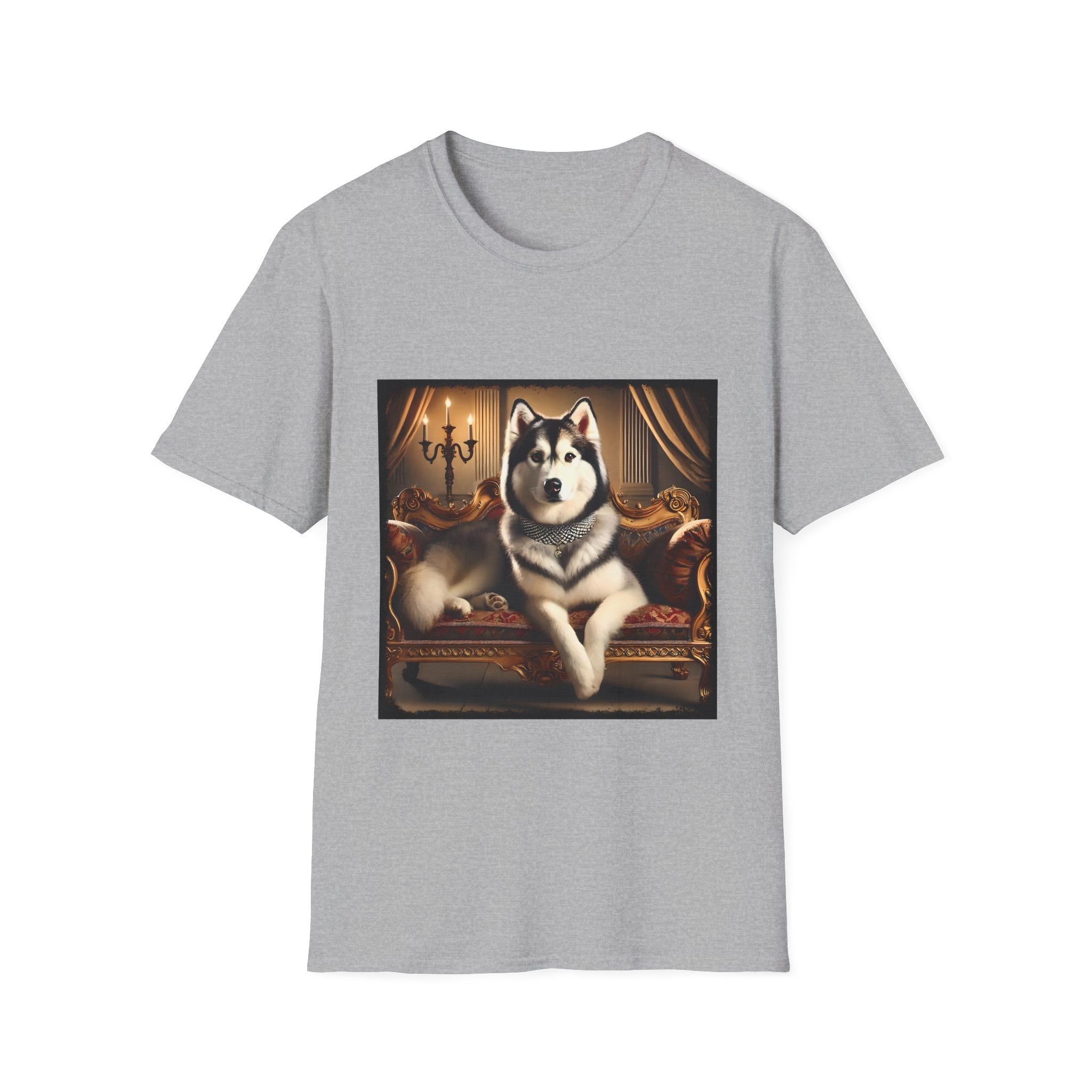 Siberian Husky Poised Princess | Unisex Dog T-Shirt