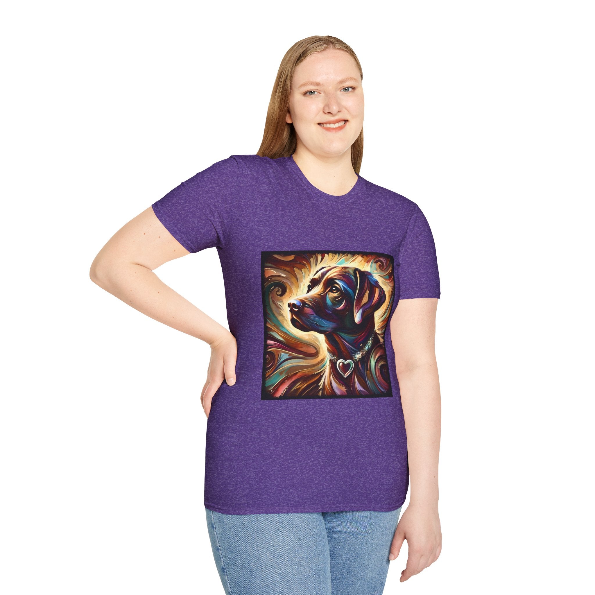 Labrador Retriever Warm Heart Swirl | Unisex Dog T-Shirt