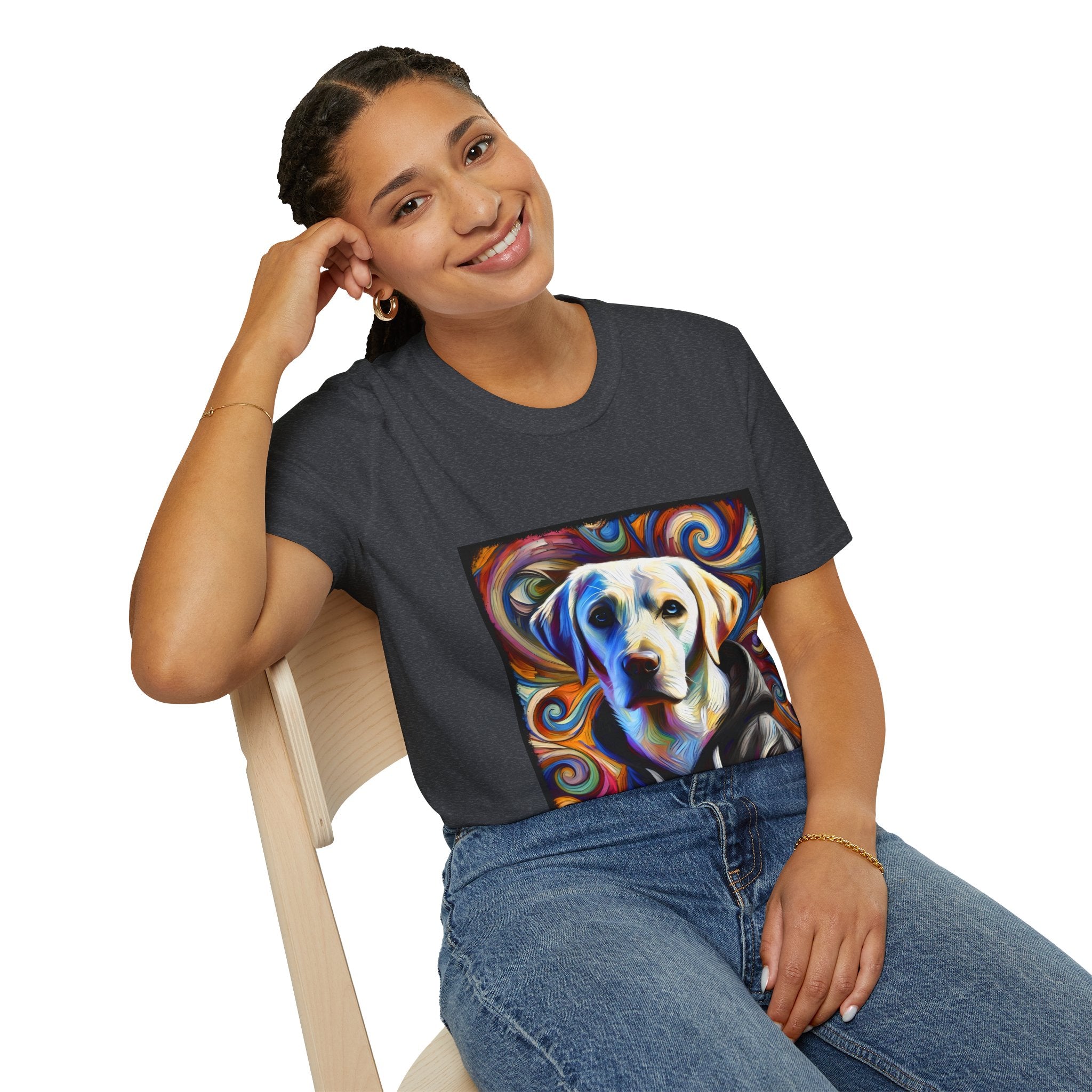 Labrador Retriever Relaxed Swirl | Unisex Dog T-Shirt