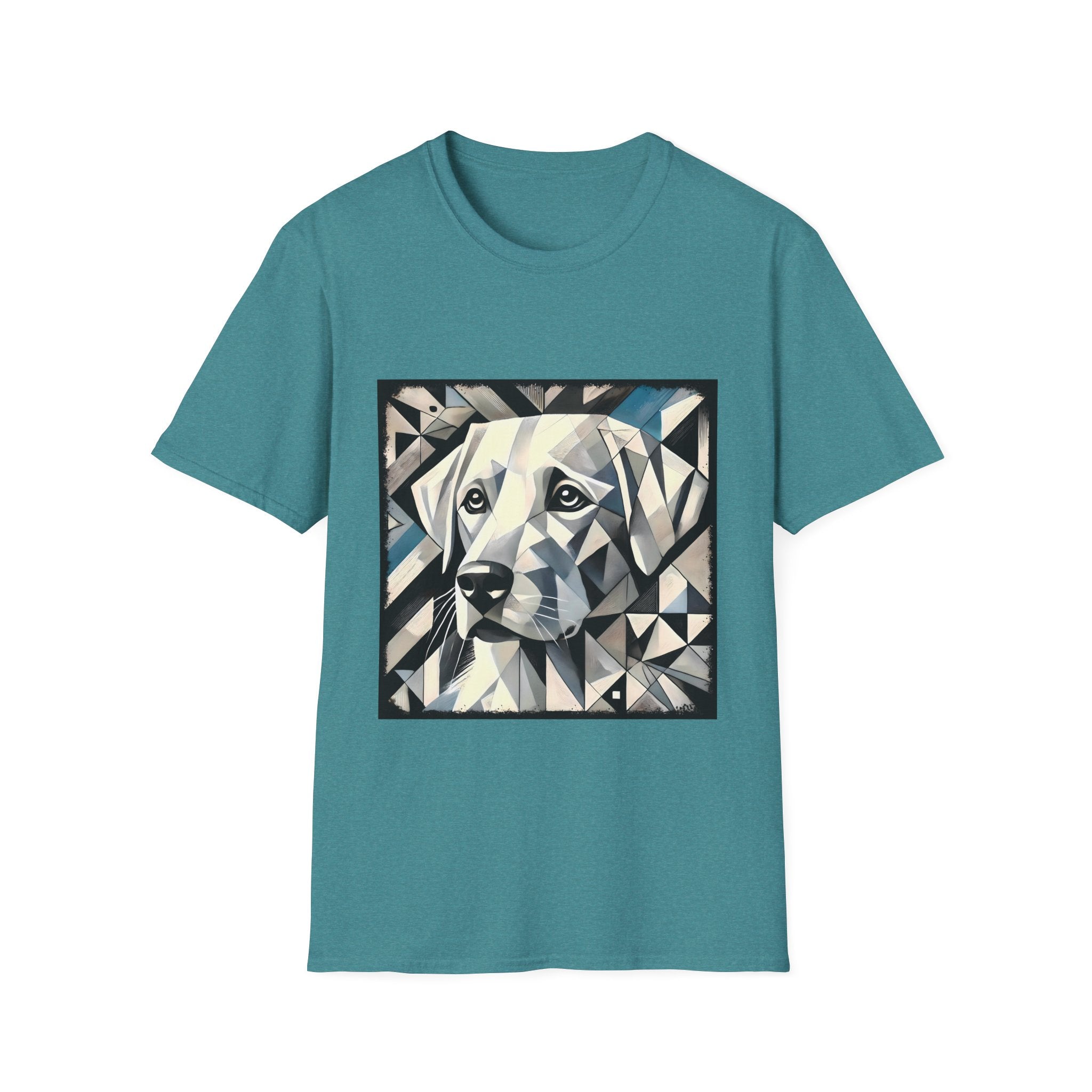 Labrador Retriever White Geometric | Unisex Dog T-Shirt