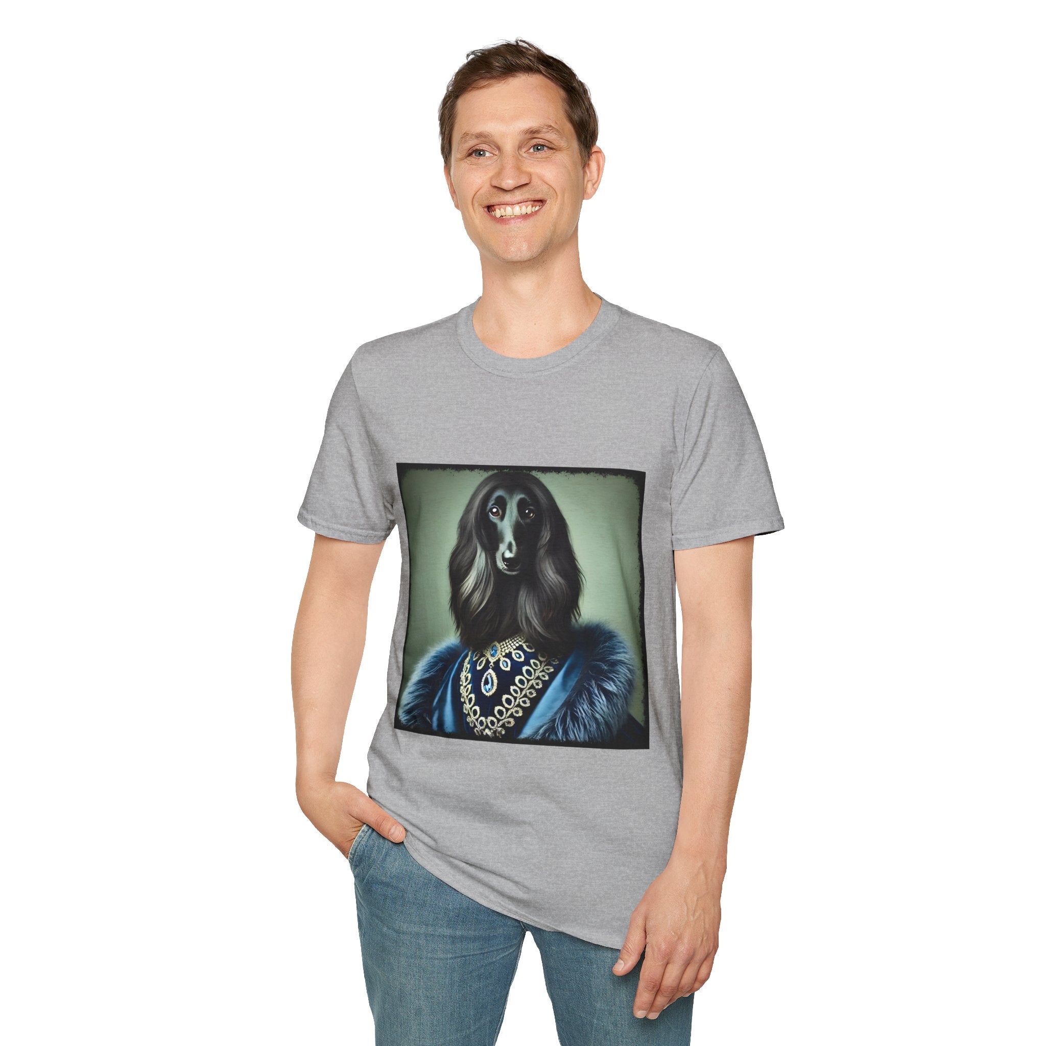 Afghan Hound Blue Belle | Unisex Dog T-Shirt