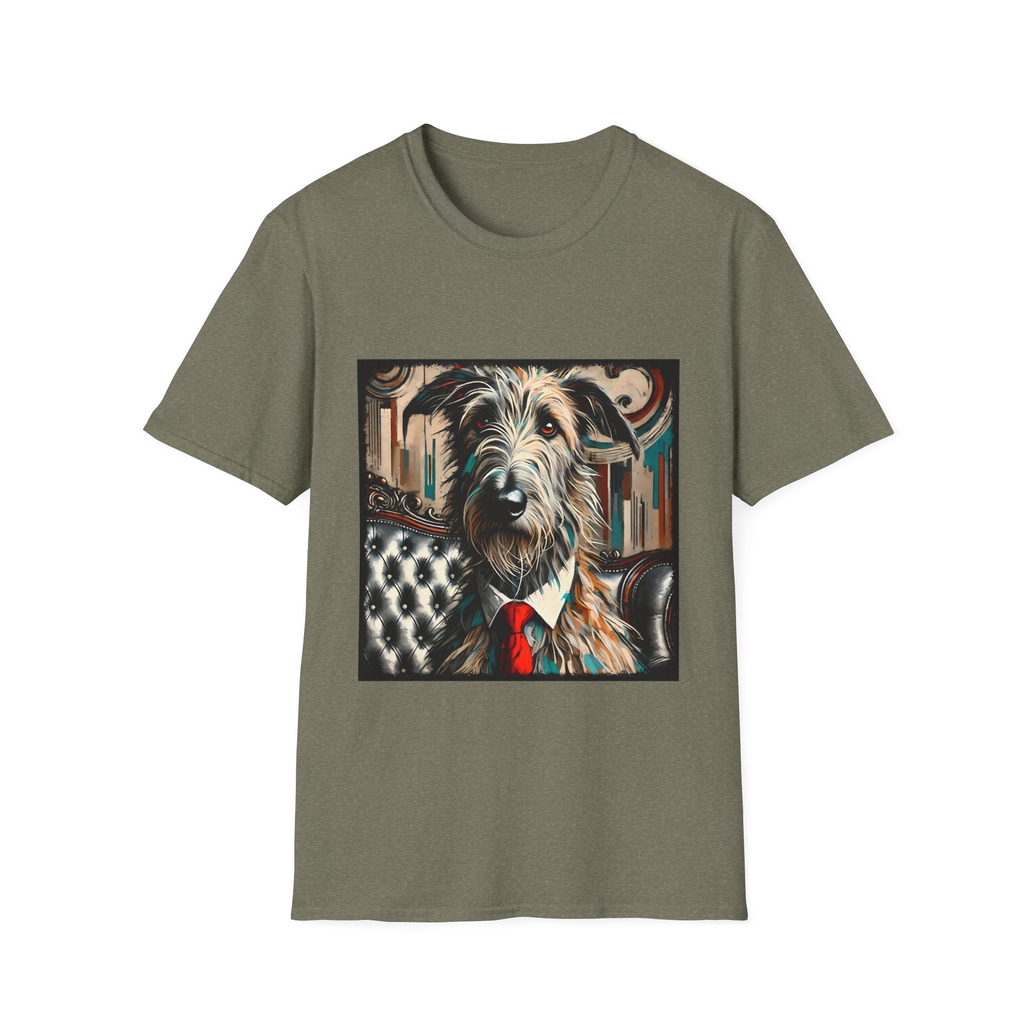 Irish Wolfhound Bold Gentleman |  Unisex Dog T-Shirt