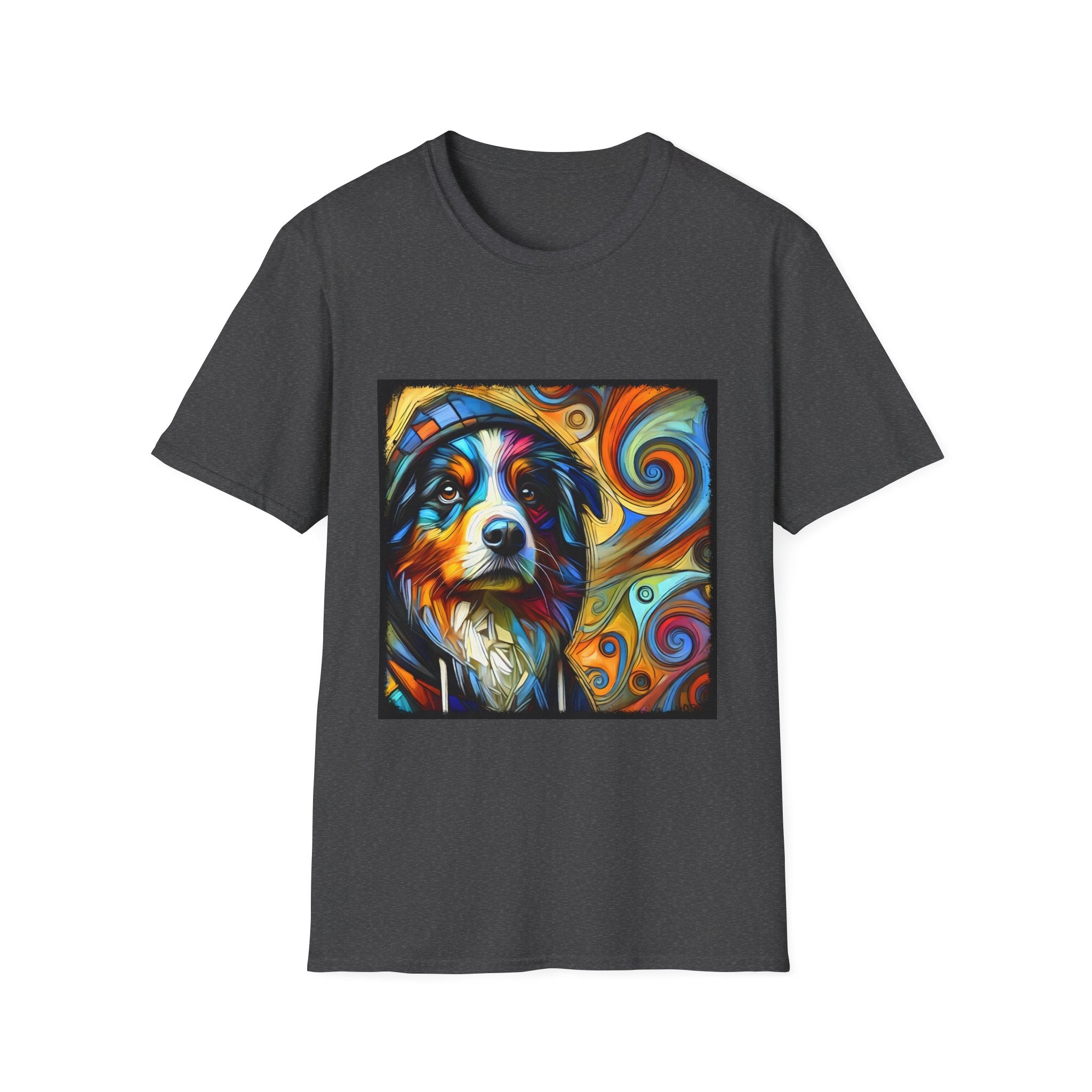 Australian Shepherd Relaxed Swirl | Unisex Dog T-Shirt