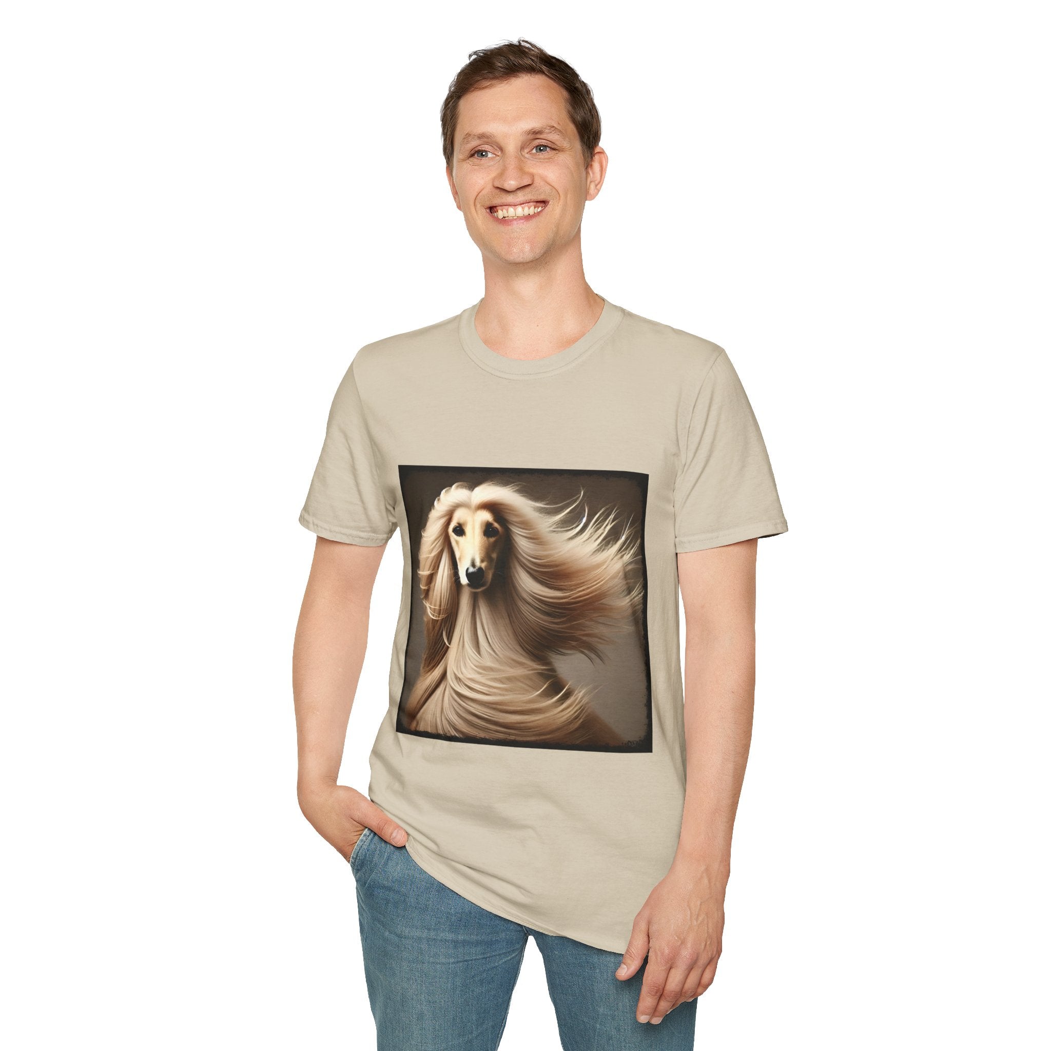 Afghan Hound Sultry Supermodel | Unisex Dog T-Shirt
