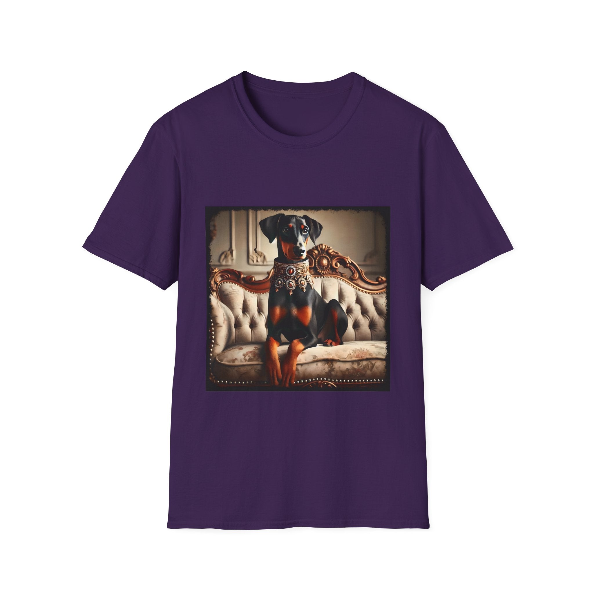 Doberman Pinscher Poised Prince | Unisex Dog T-Shirt