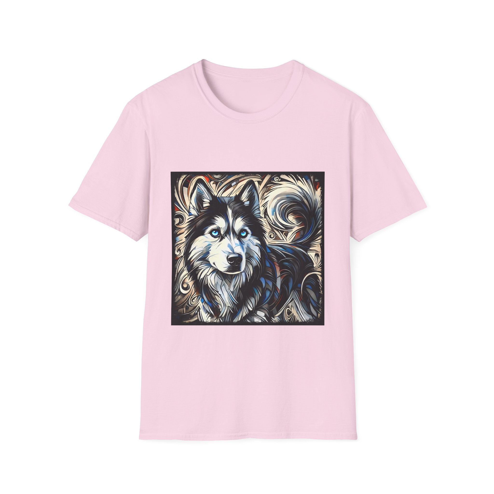 Siberian Husky Ice Swirl | Unisex Dog T-Shirt