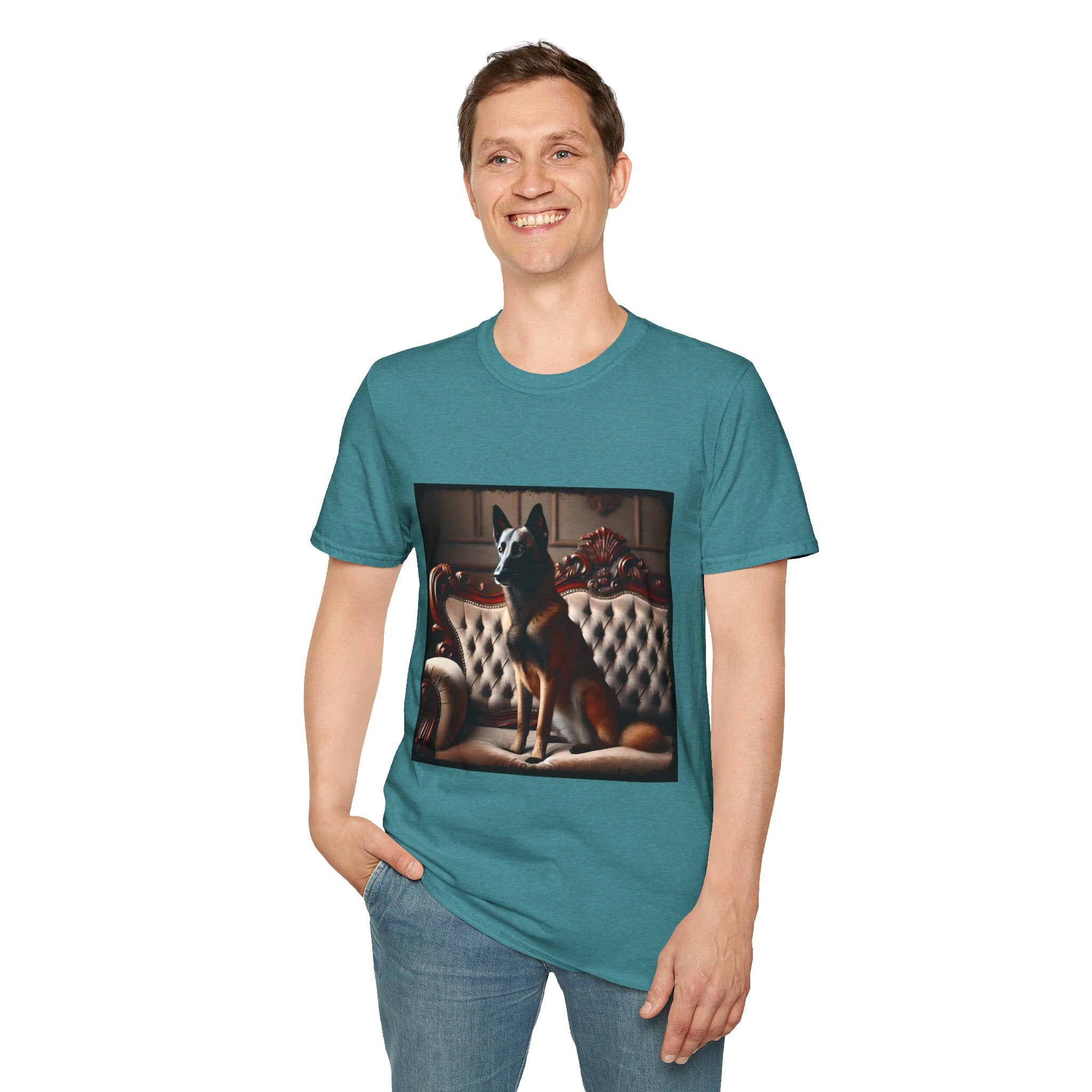 Belgian Malinois Poised Portrait | Unisex Dog T-Shirt