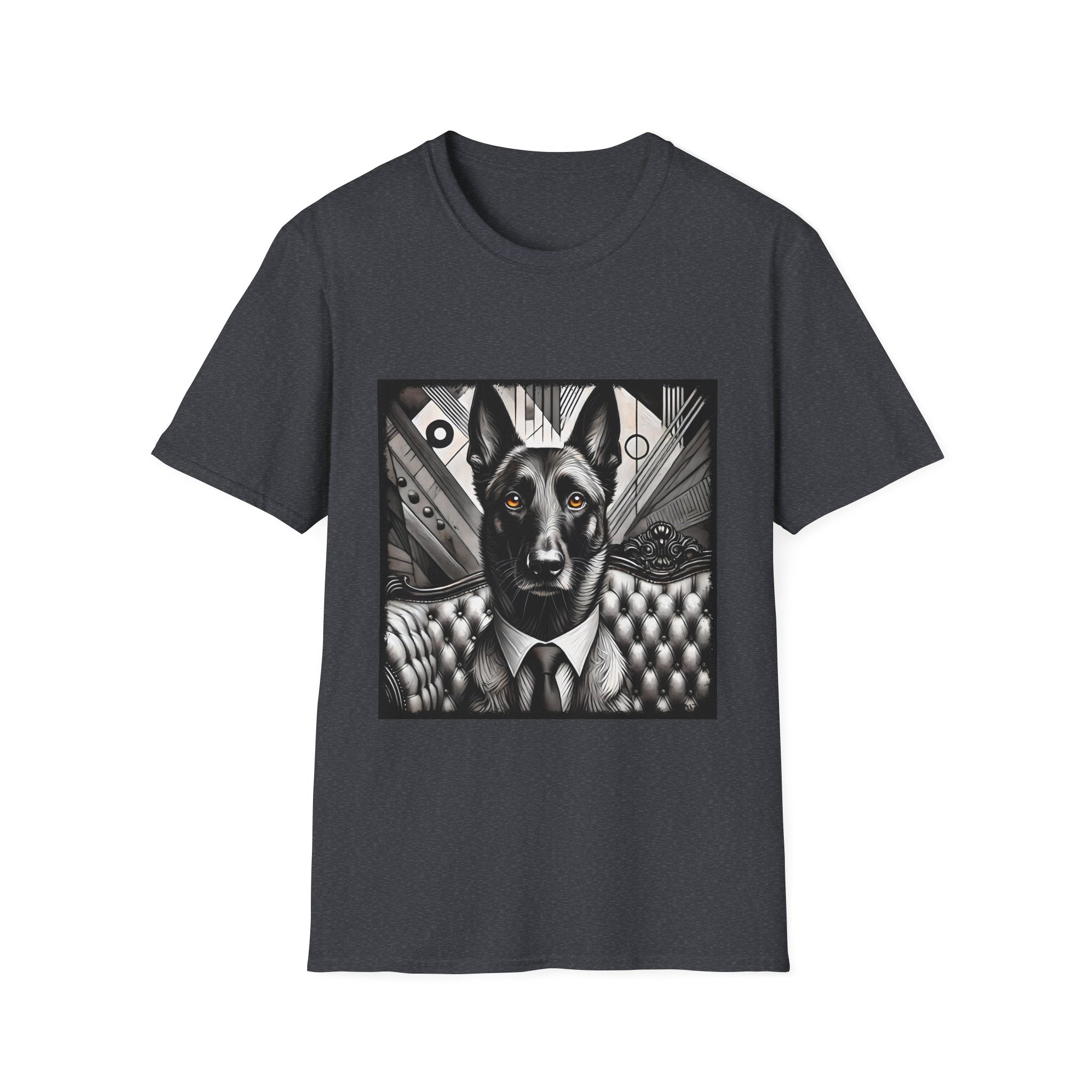 Belgian Malinois B&W Bold Eyes | Unisex Dog T-Shirt