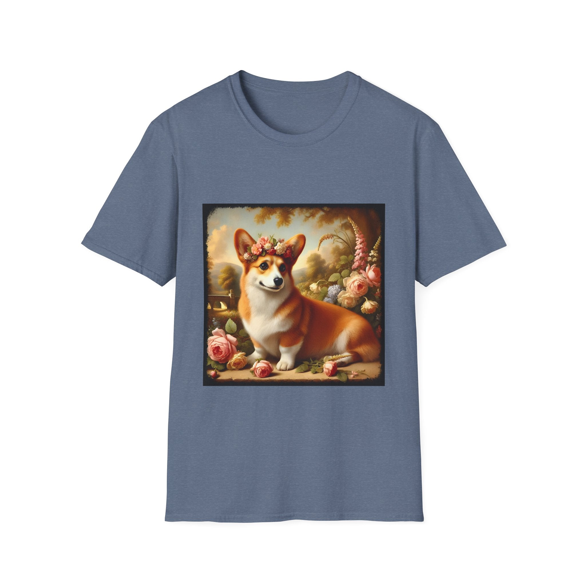 Pembroke Welsh Corgi Botanical Beauty | Unisex Dog T-Shirt