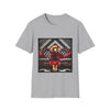 Golden Retriever Crimson Chic | Unisex Dog T-Shirt
