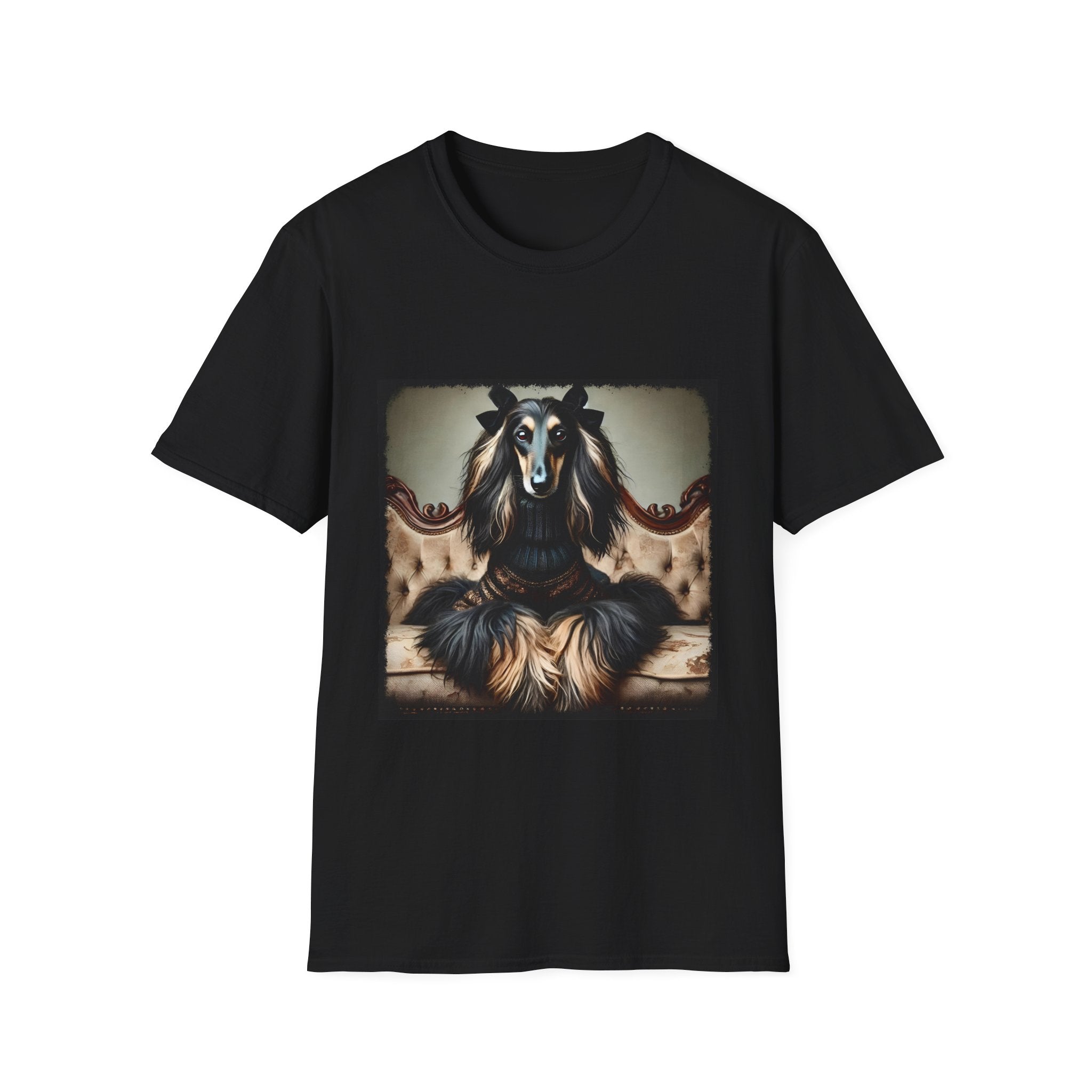 Afghan Hound Bold Icon | Unisex Dog T-Shirt