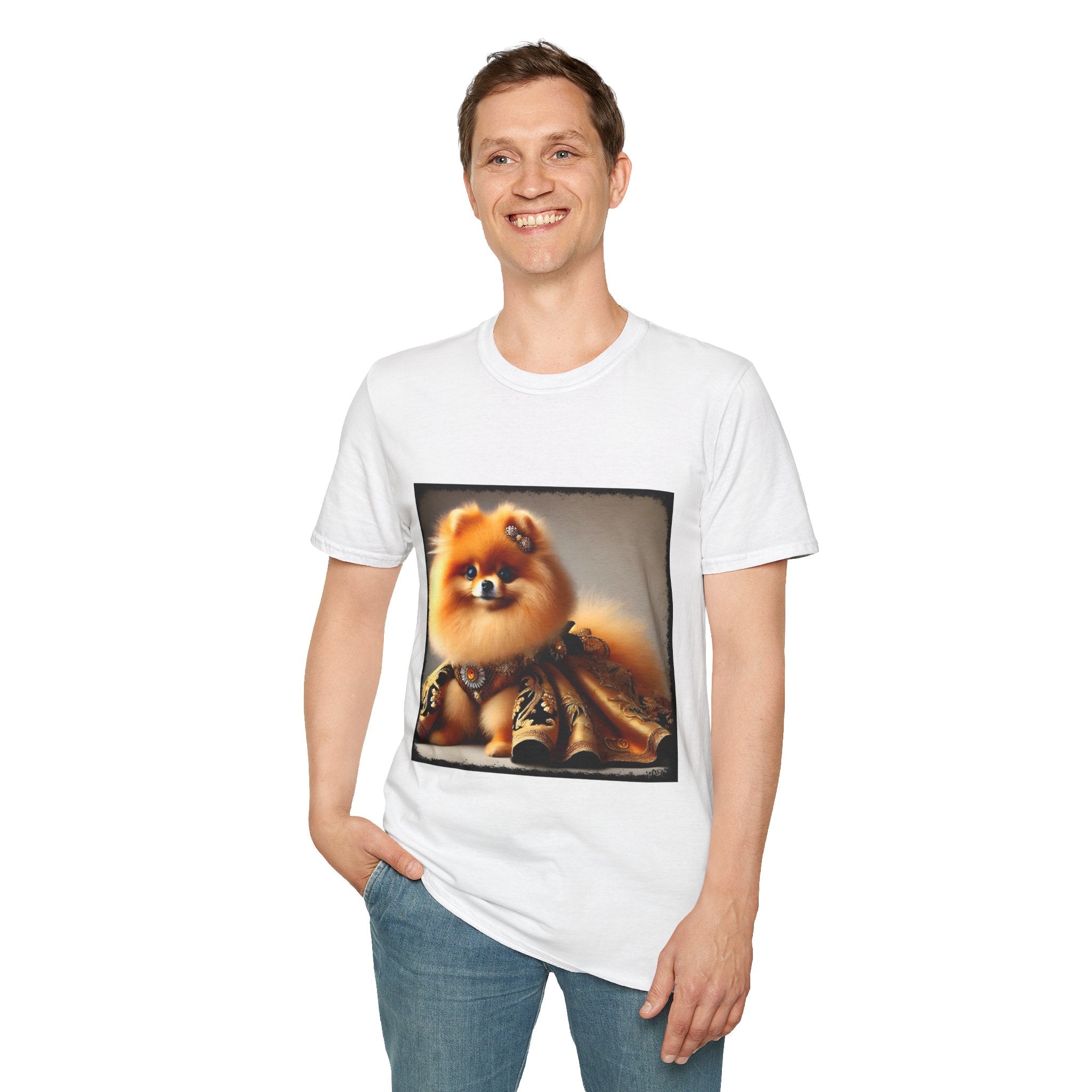 Pomeranian Golden Gal | Unisex Dog T-Shirt