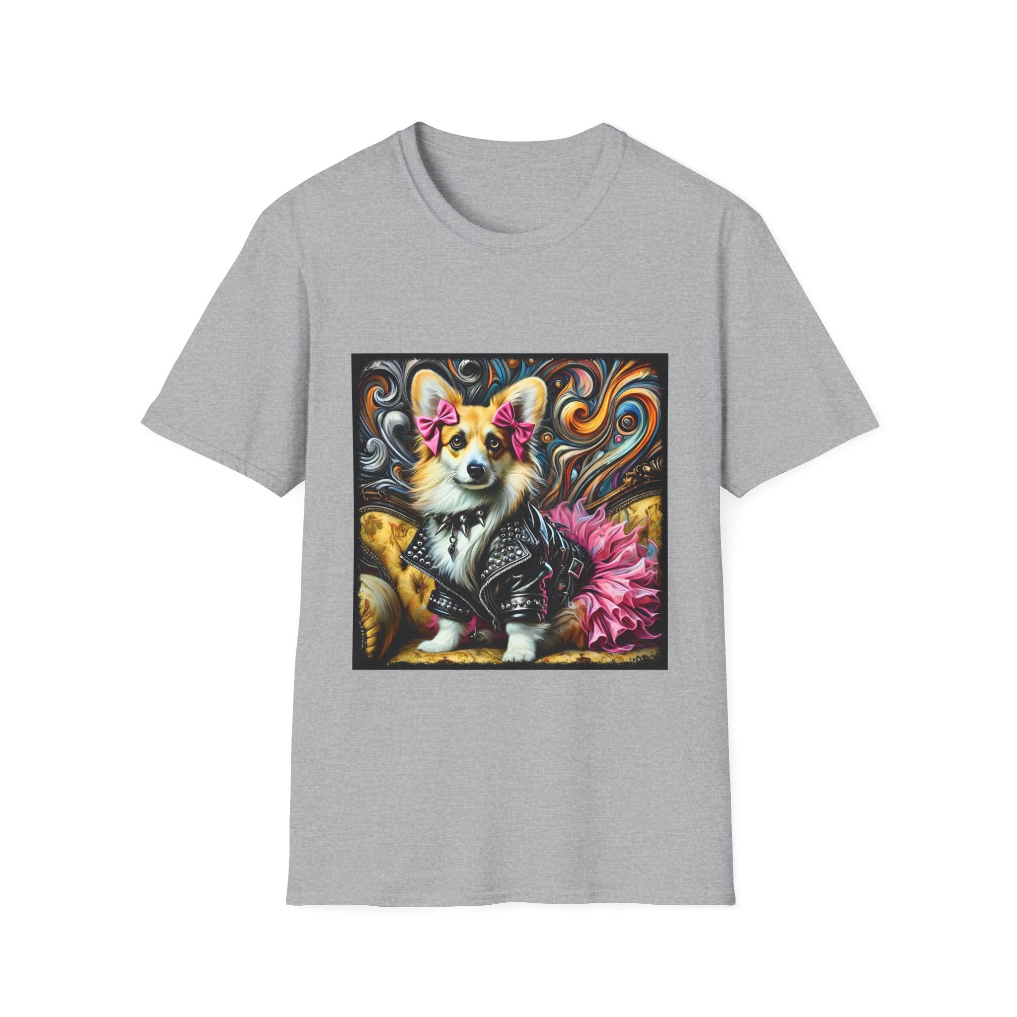 Pembroke Welsh Corgi Rock Swirl | Unisex Dog T-Shirt