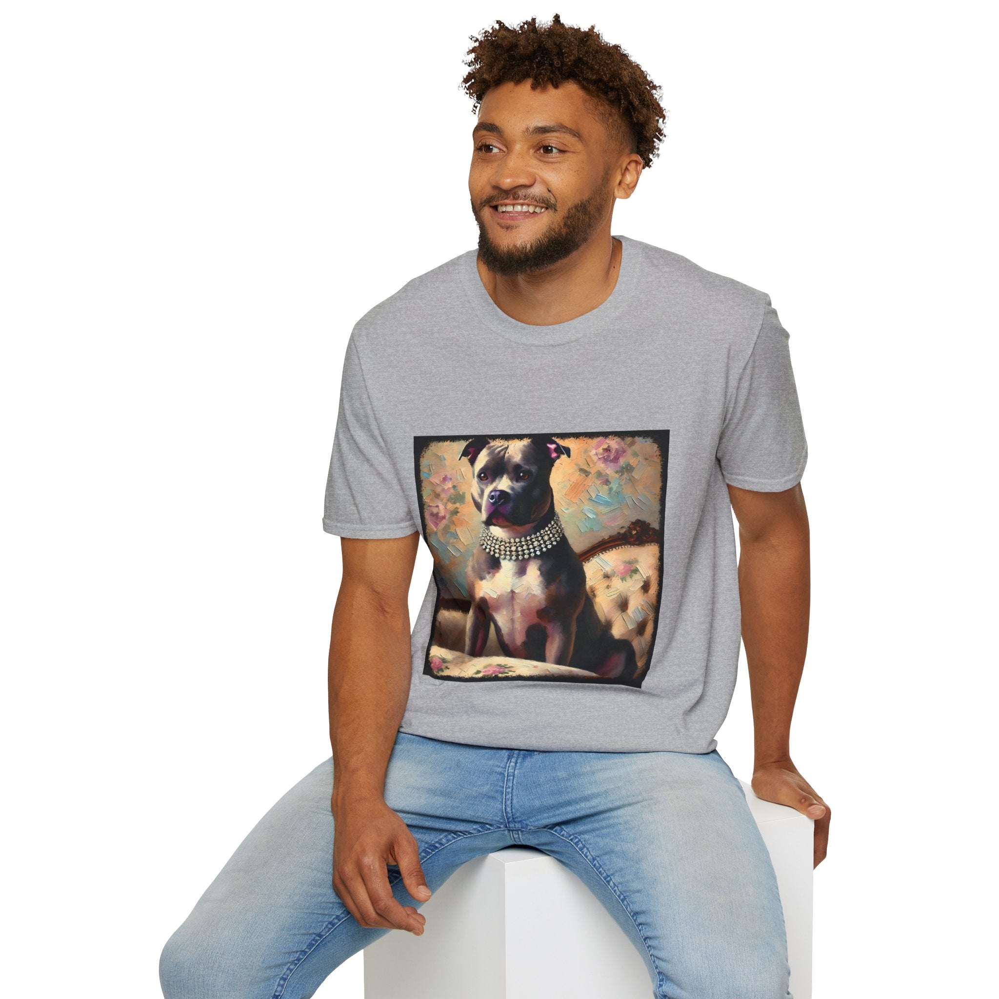 American Pit Bull Terrier Pastel Diamond Classic| Unisex Dog T-Shirt