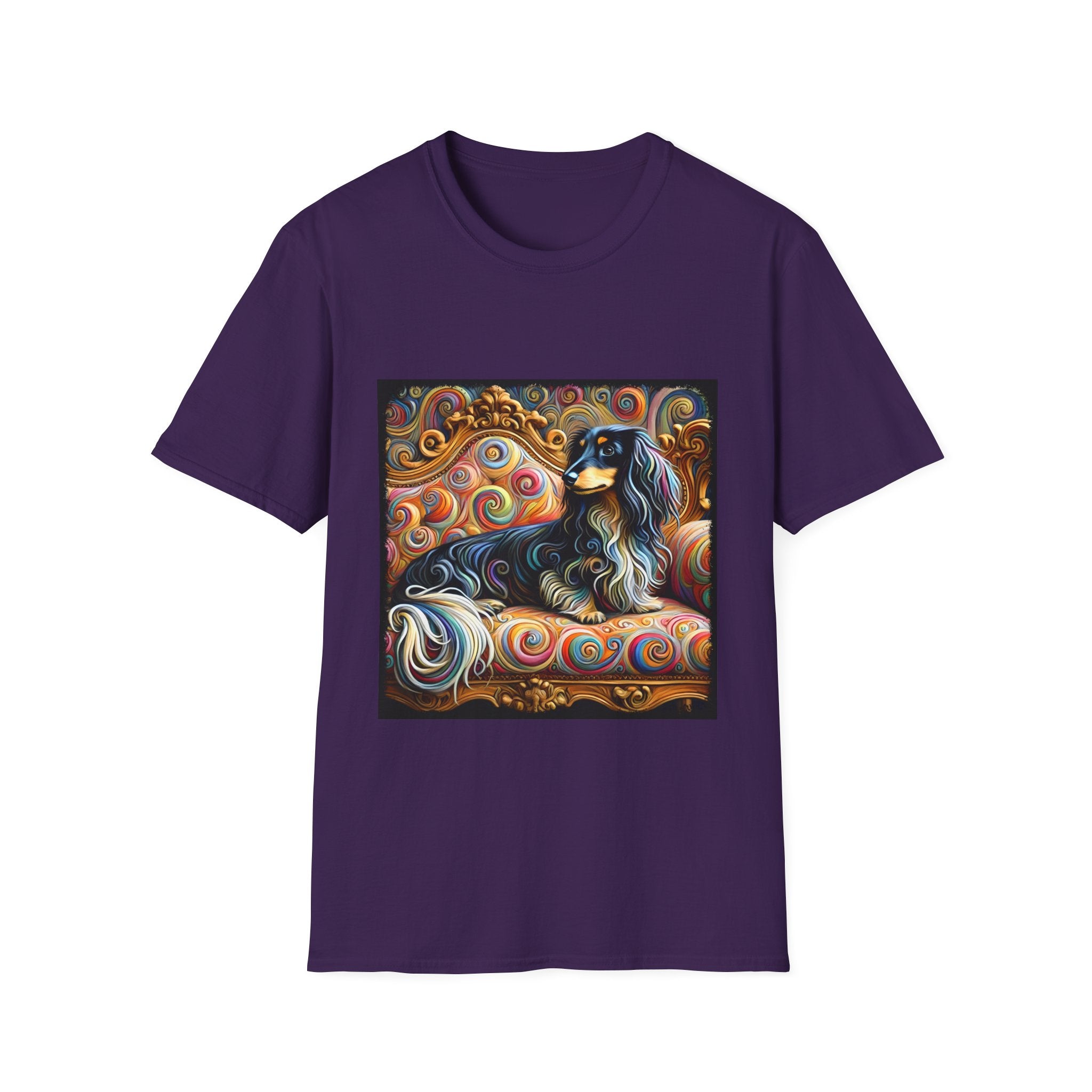 Dachshund Bold Swirl | Unisex Dog T-Shirt