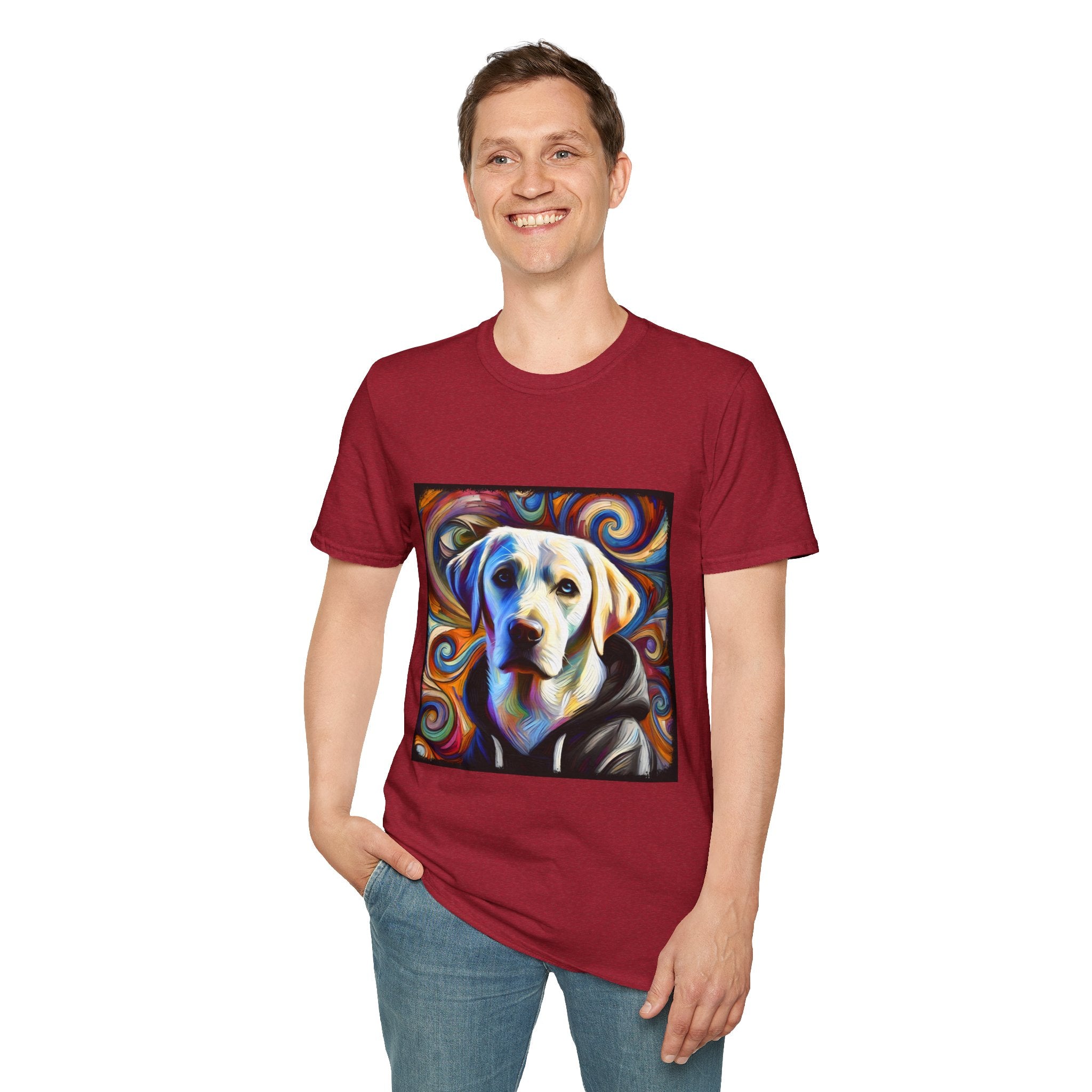 Labrador Retriever Relaxed Swirl | Unisex Dog T-Shirt