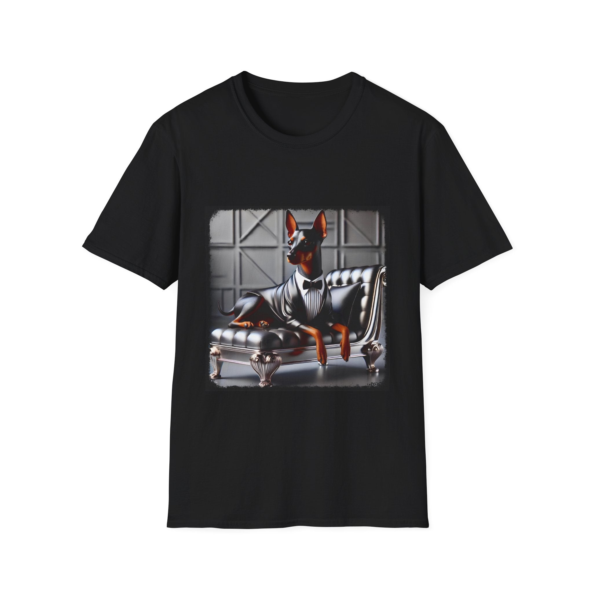 Doberman Pinscher Mini Maven | Unisex Dog T-Shirt