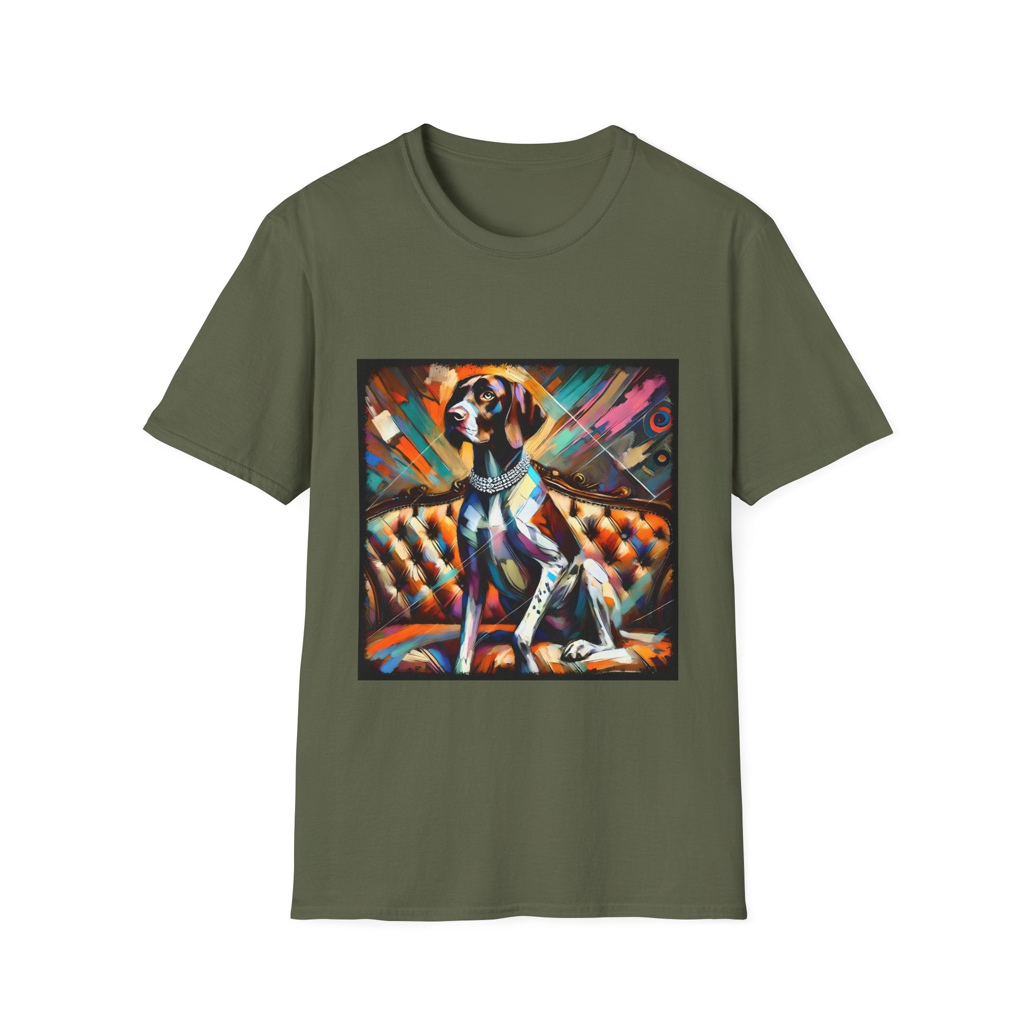 German Shorthaired Pointer Bold Diamond Classic | Unisex Dog T-Shirt