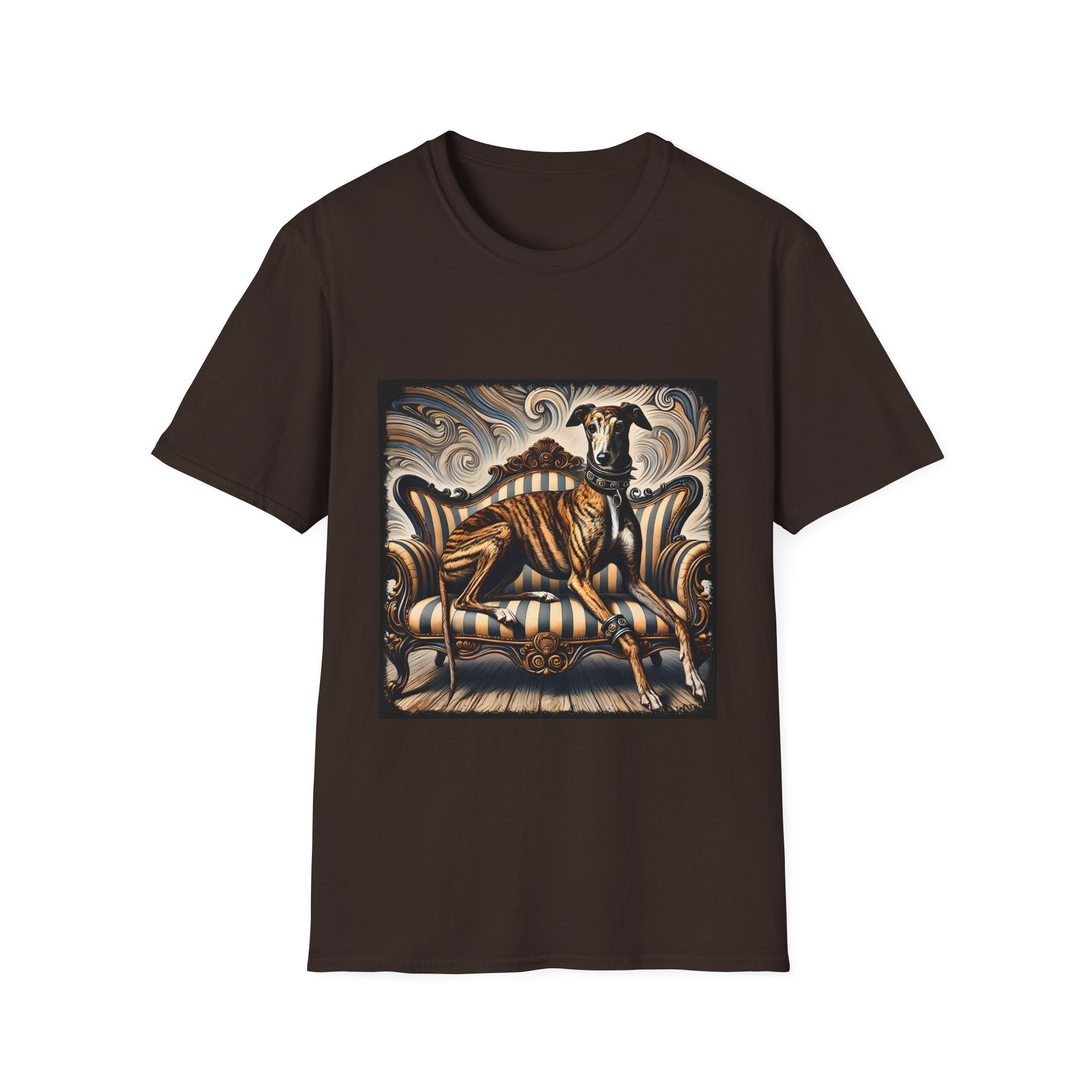 Greyhound Brindle Rocker | Unisex Dog T-Shirt
