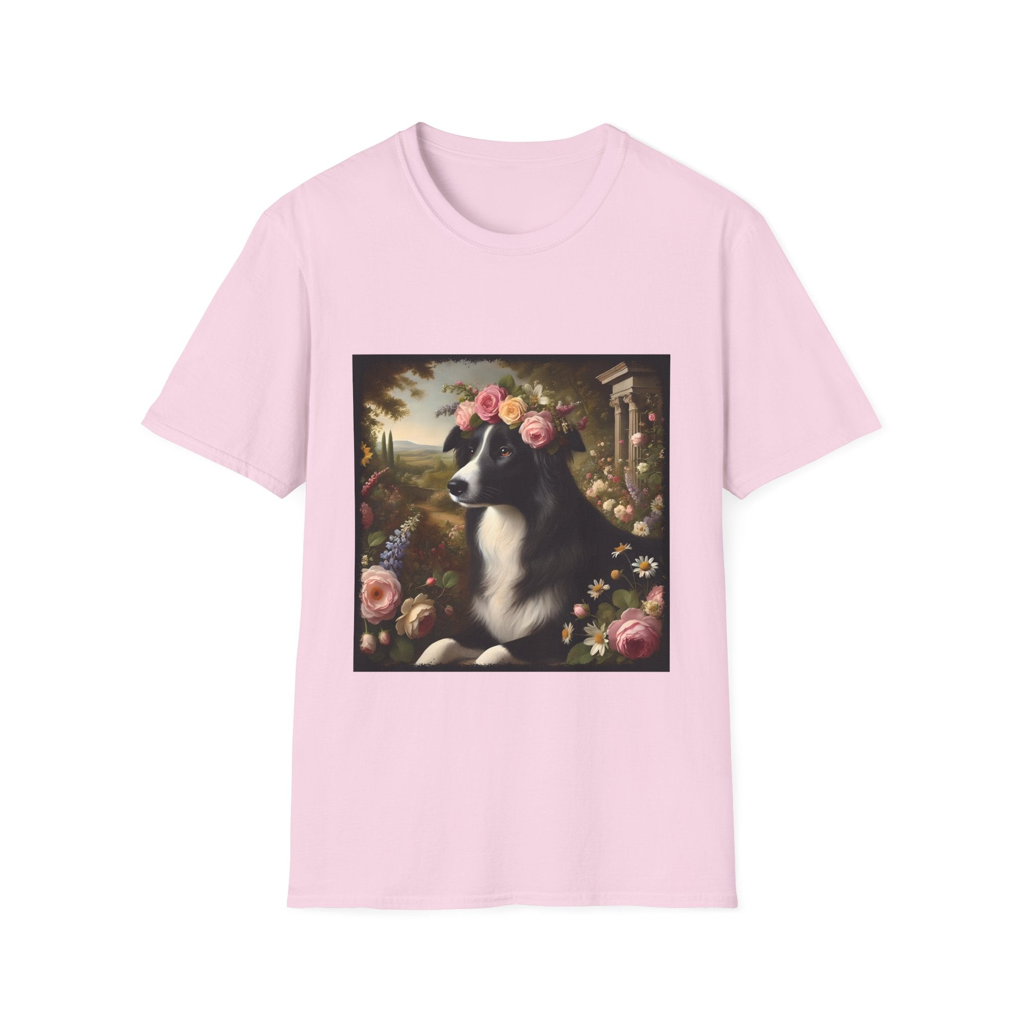 Border Collie Divine Garden | Unisex Dog T-Shirt