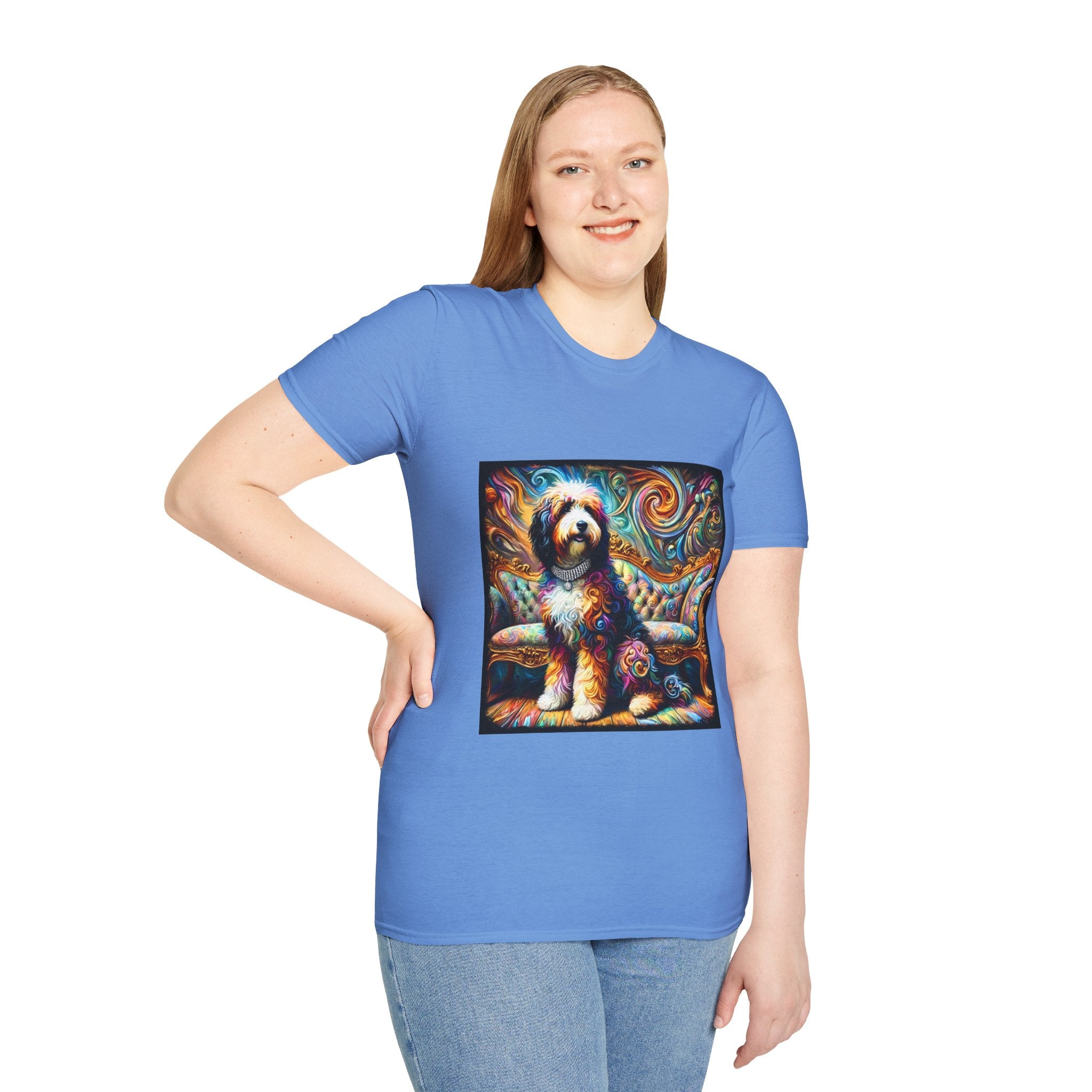 Bernedoodle Vivid Swirl | Unisex Dog T-Shirt