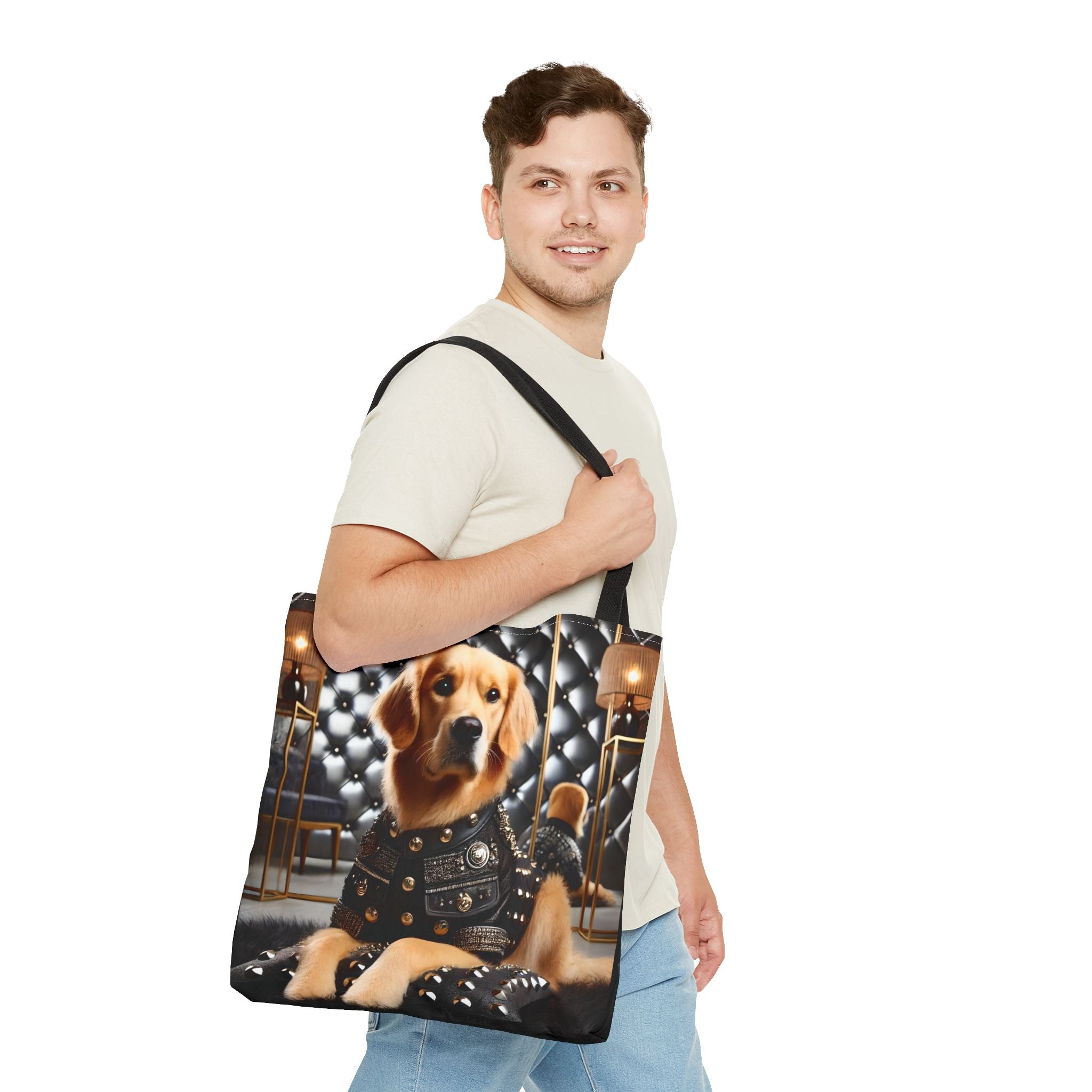 Golden Retriever Grit & Glam | Dog Themed Tote Bag