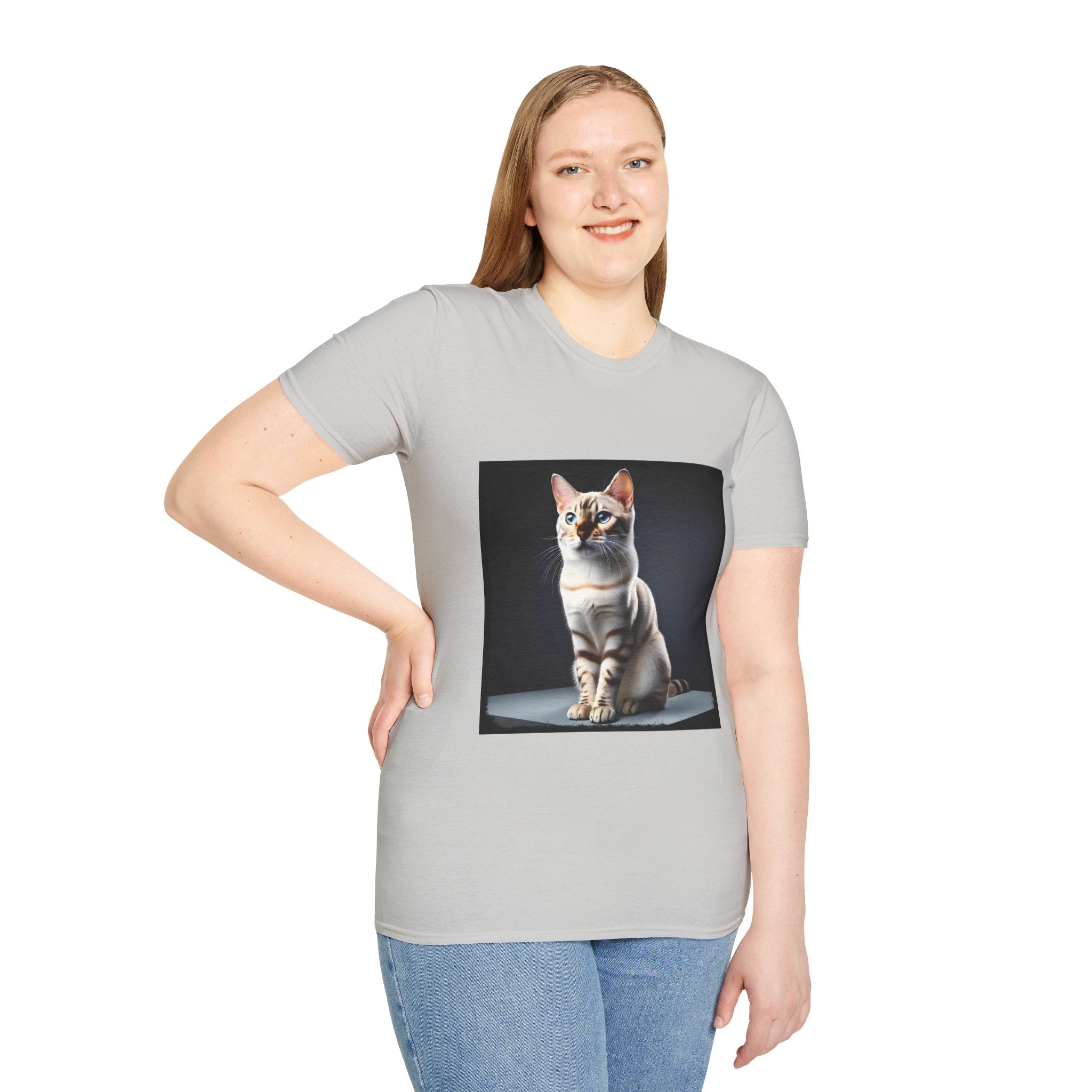 Bengal Cat Snow Lynx Lady | Unisex Cat T-Shirt