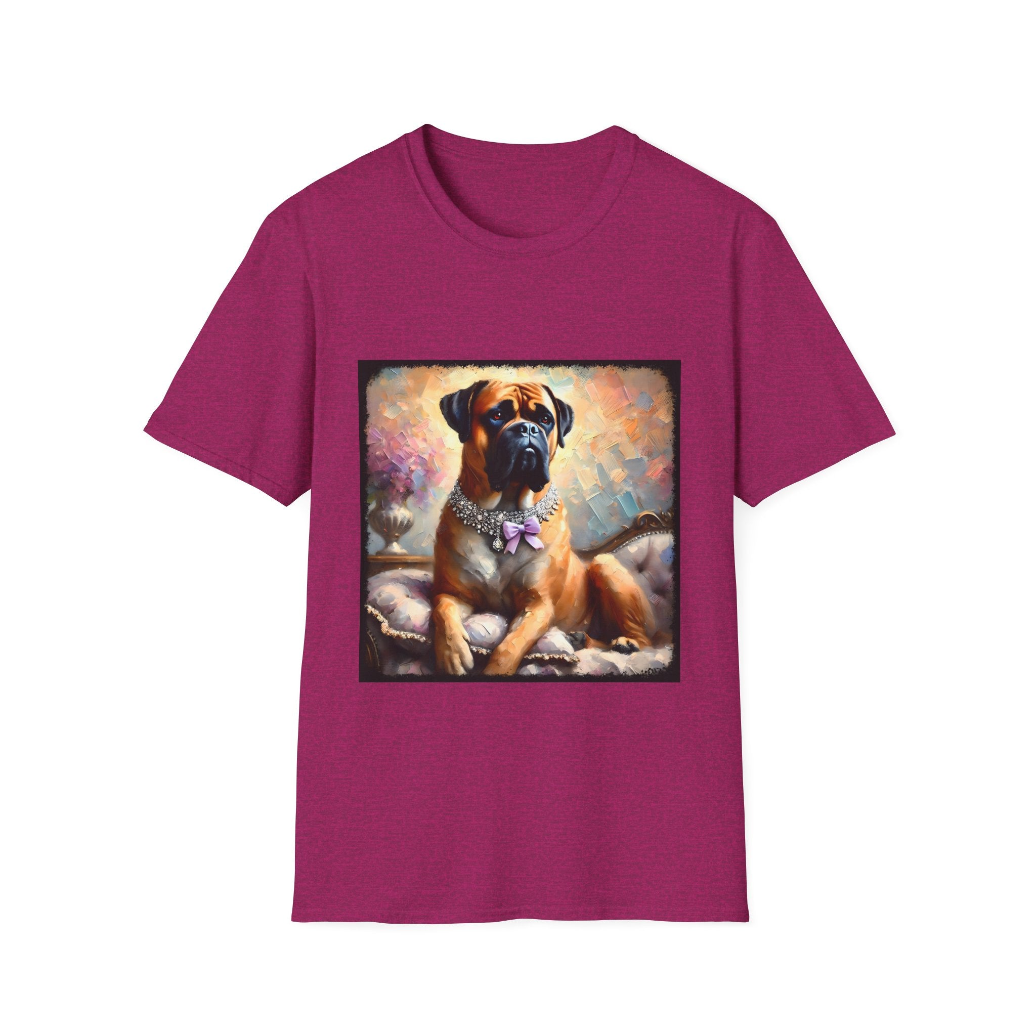 Bullmastiff Purple Bow Classic | Unisex Dog T-Shirt