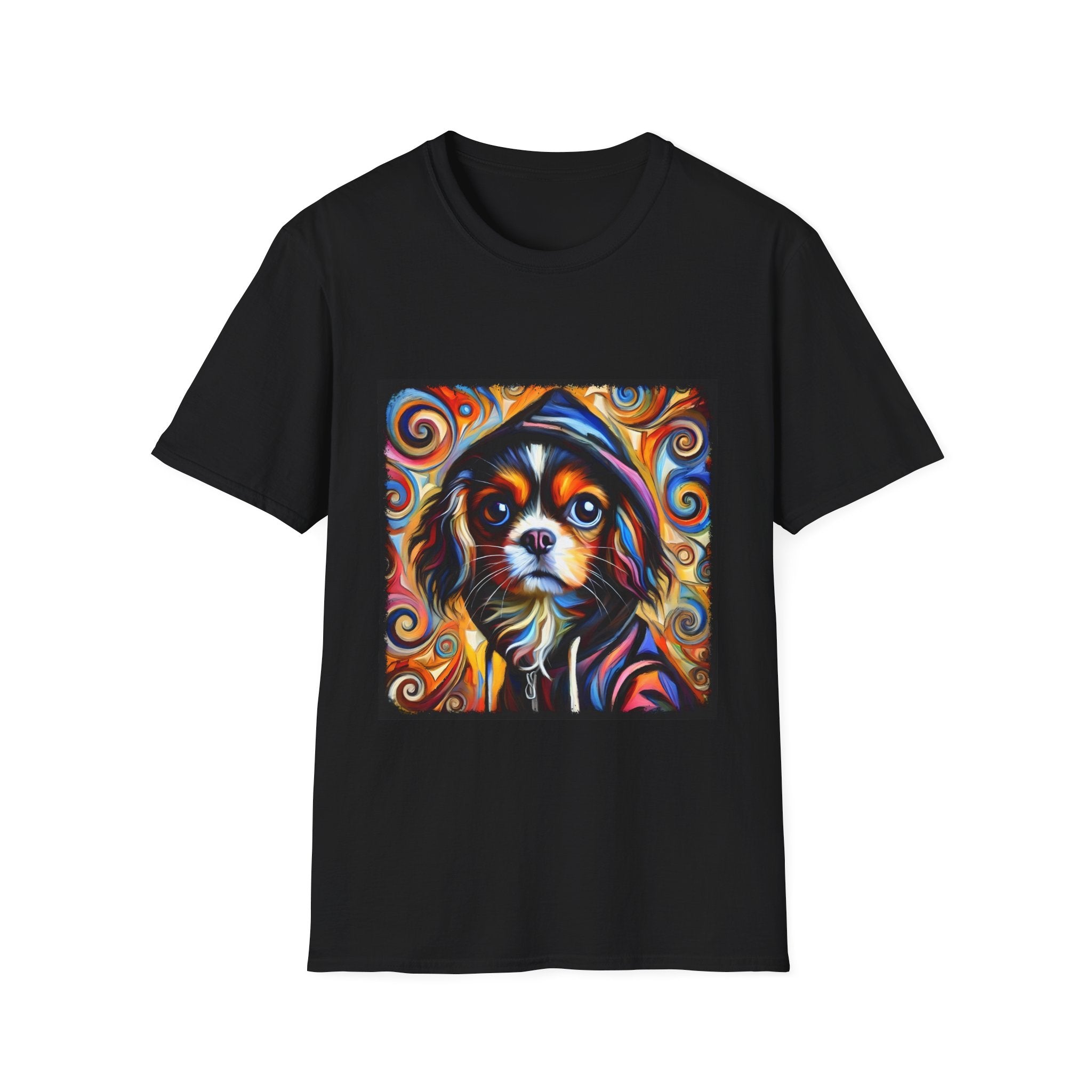 Cavalier King Charles Spaniel Relaxed Swirl | Unisex Dog T-Shirt