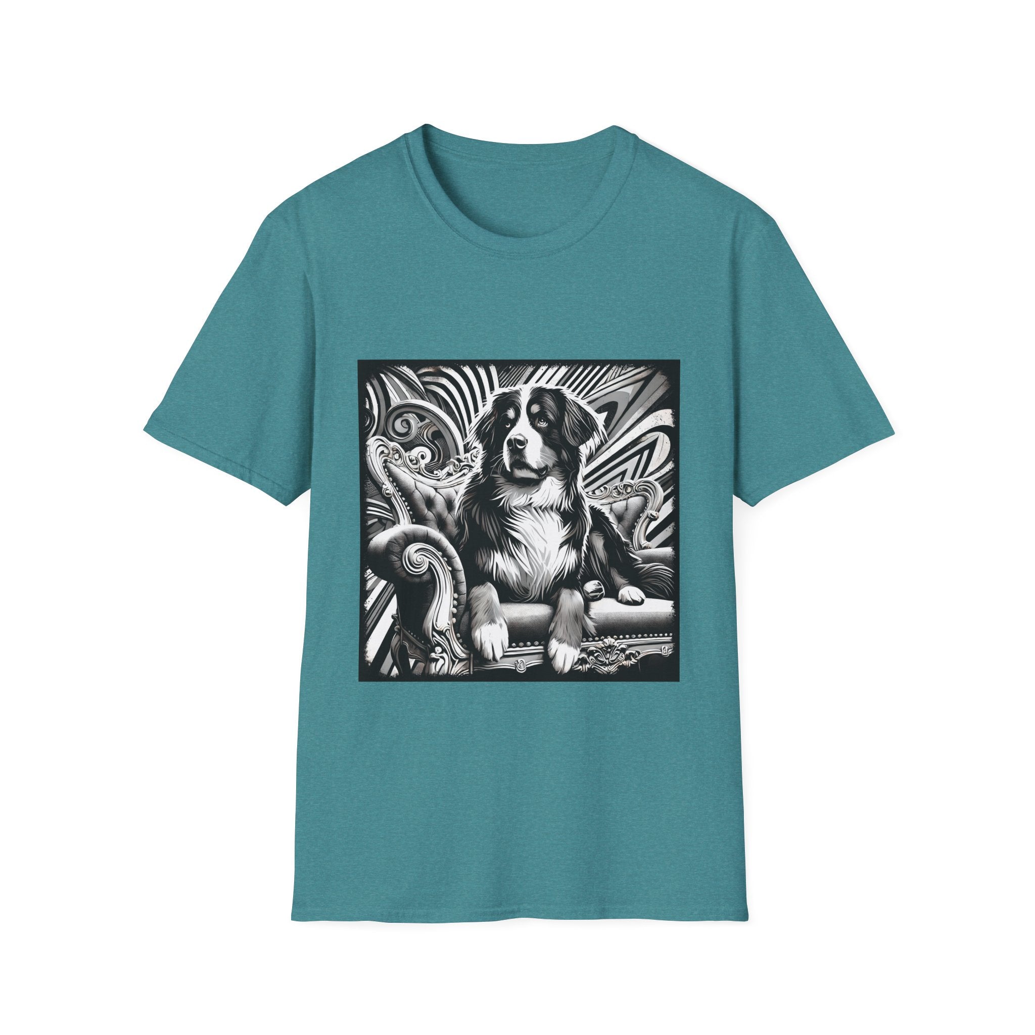 Bernese Mountain Dog B&W Bold | Unisex Dog T-Shirt
