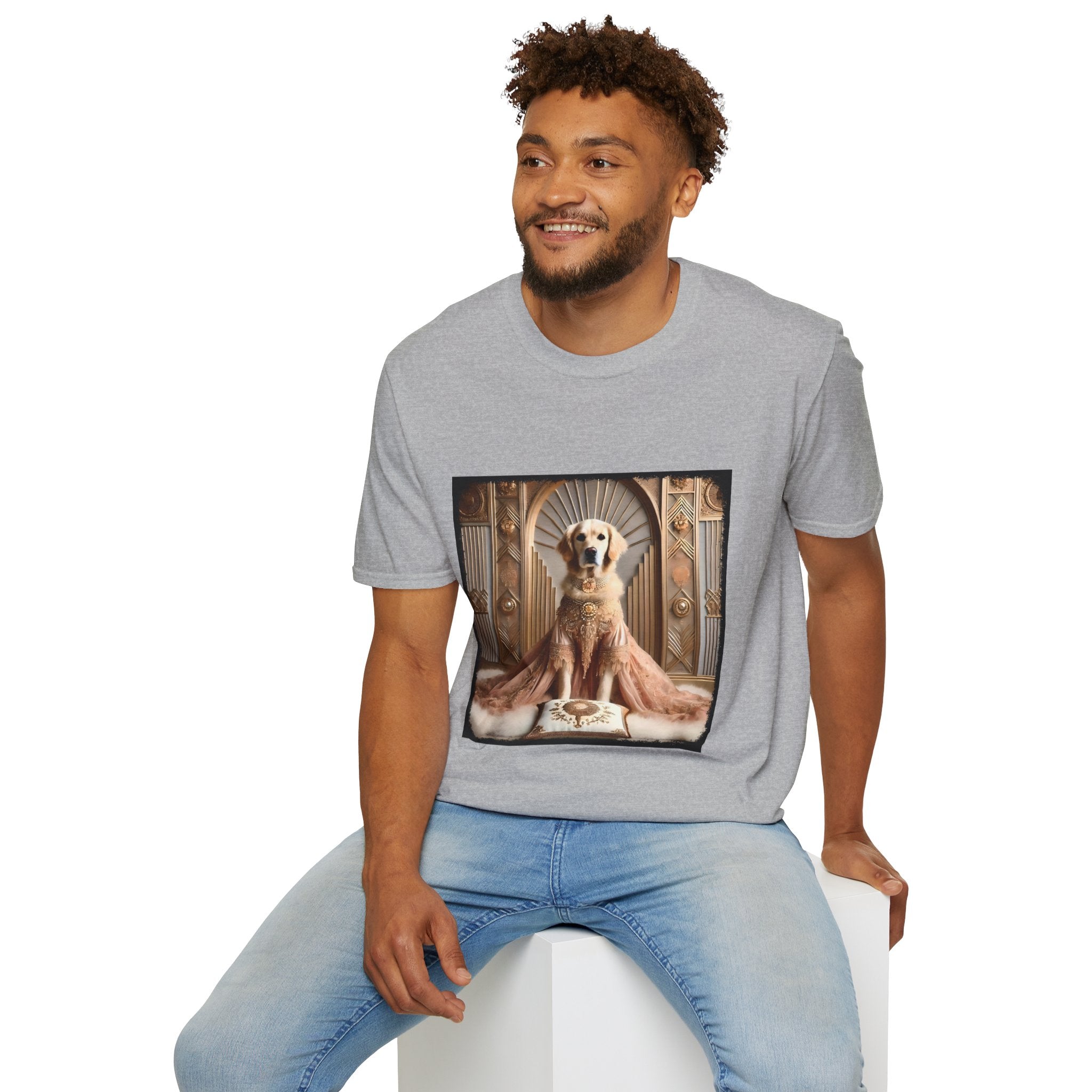 Golden Retriever Luxe Lady | Unisex Dog T-Shirt