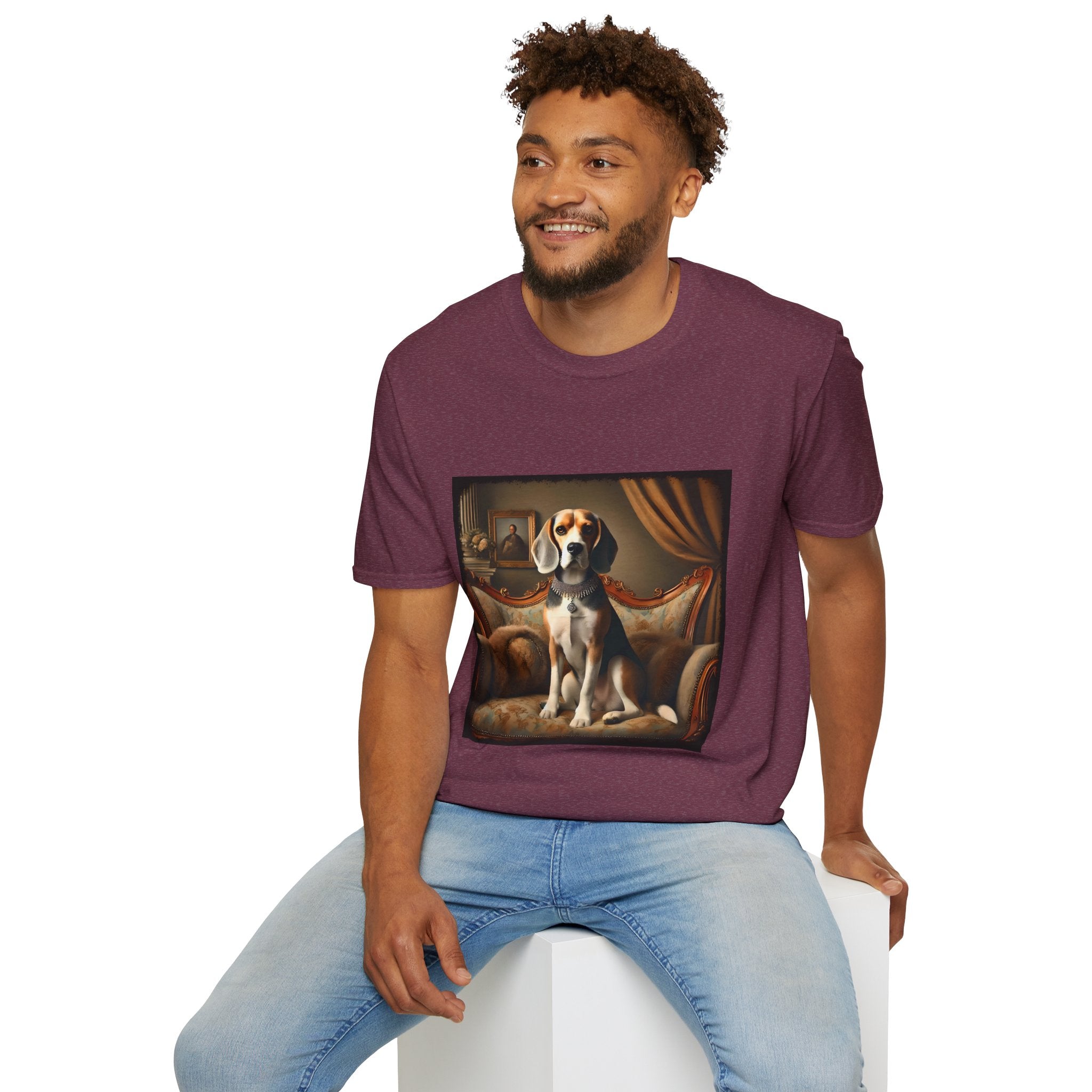 Beagle Princess Blue | Unisex Dog T-Shirt