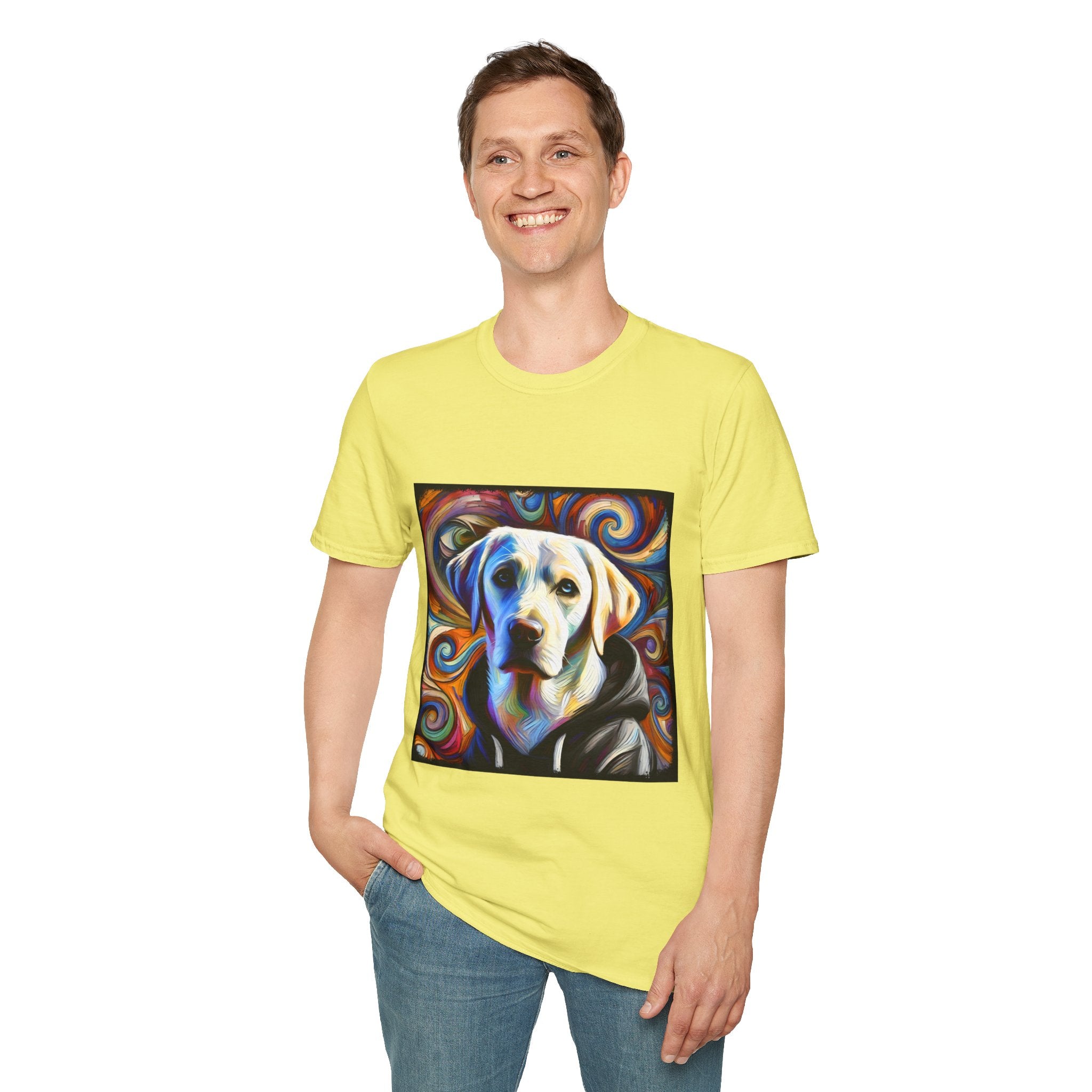 Labrador Retriever Relaxed Swirl | Unisex Dog T-Shirt