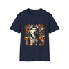 Siberian Husky Bold Swirl  | Unisex Dog T-Shirt