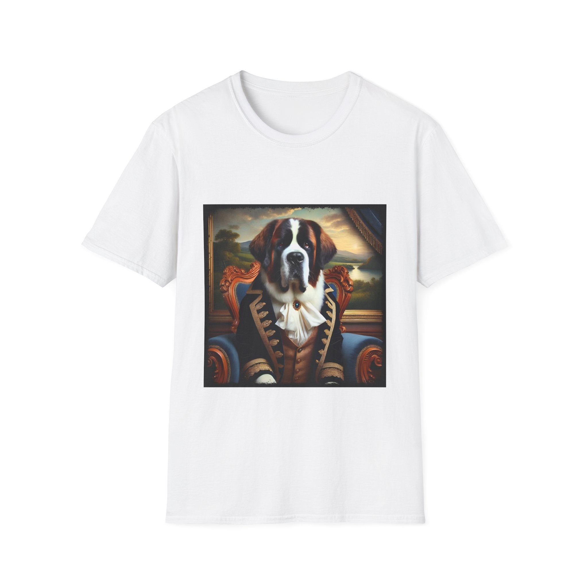 Saint Bernard Dashing Duke | Unisex Dog T-Shirt