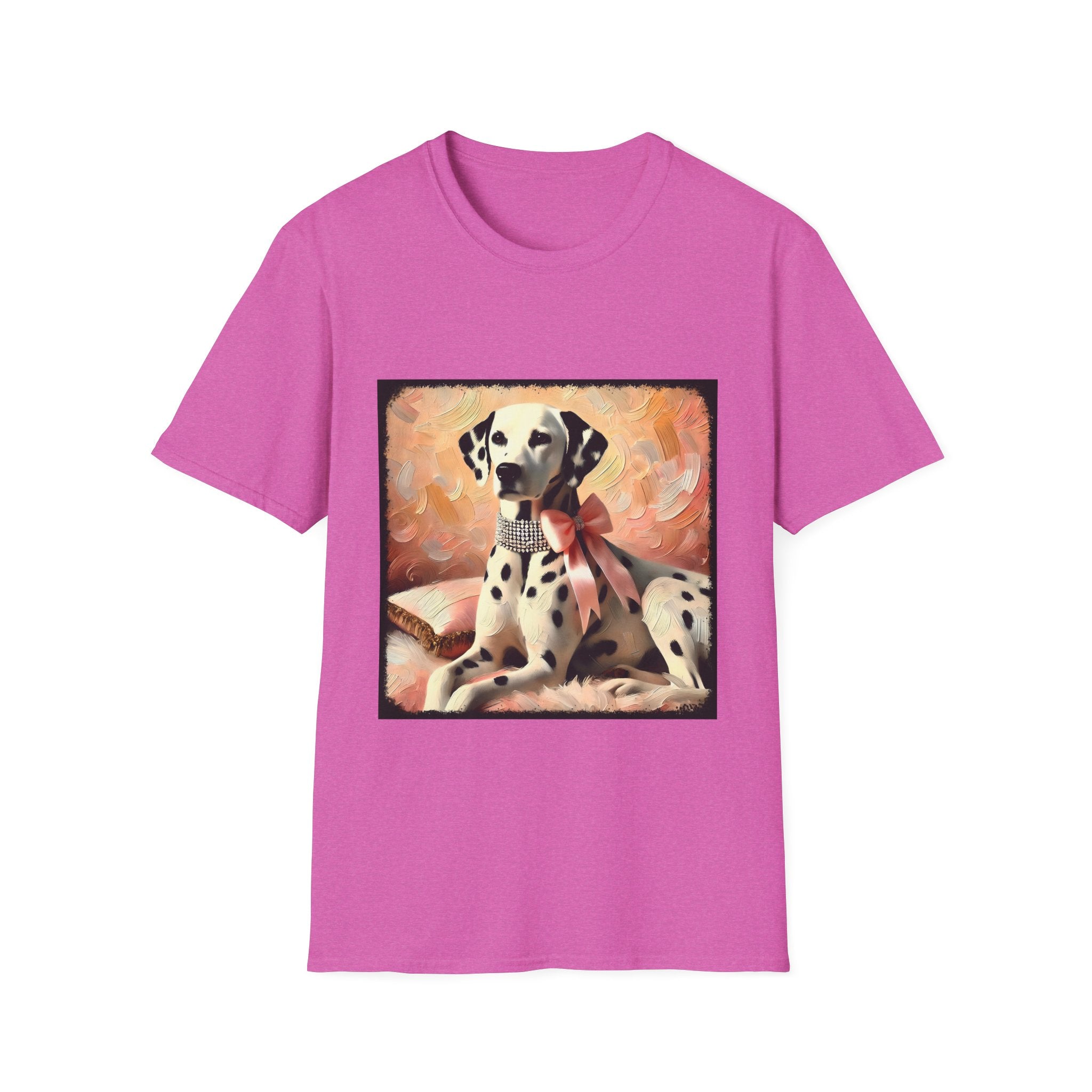 Dalmatian Diamond Bow Classic | Unisex Dog T-Shirt