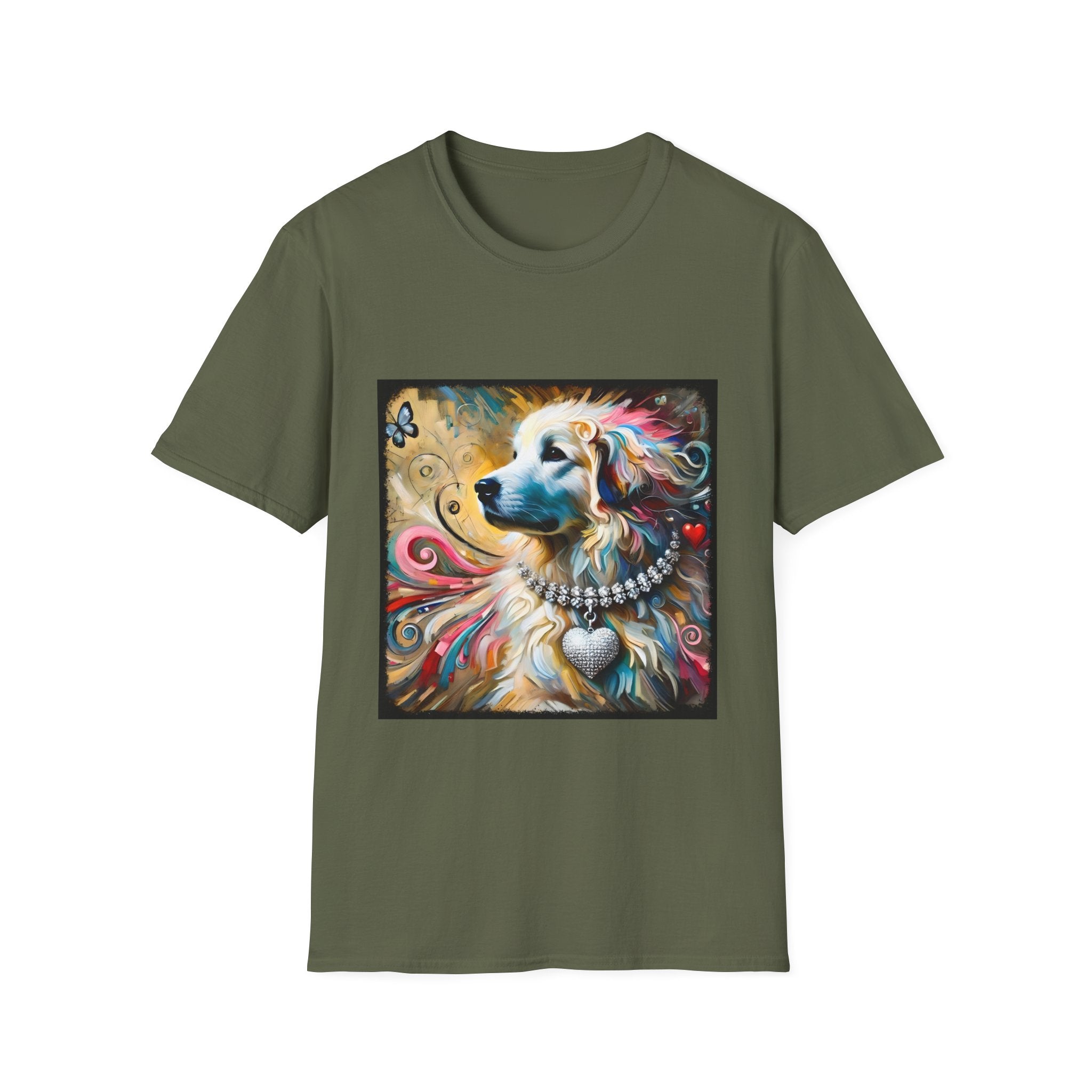 Great Pyrenees Blissful Swirl | Unisex Dog T-Shirt