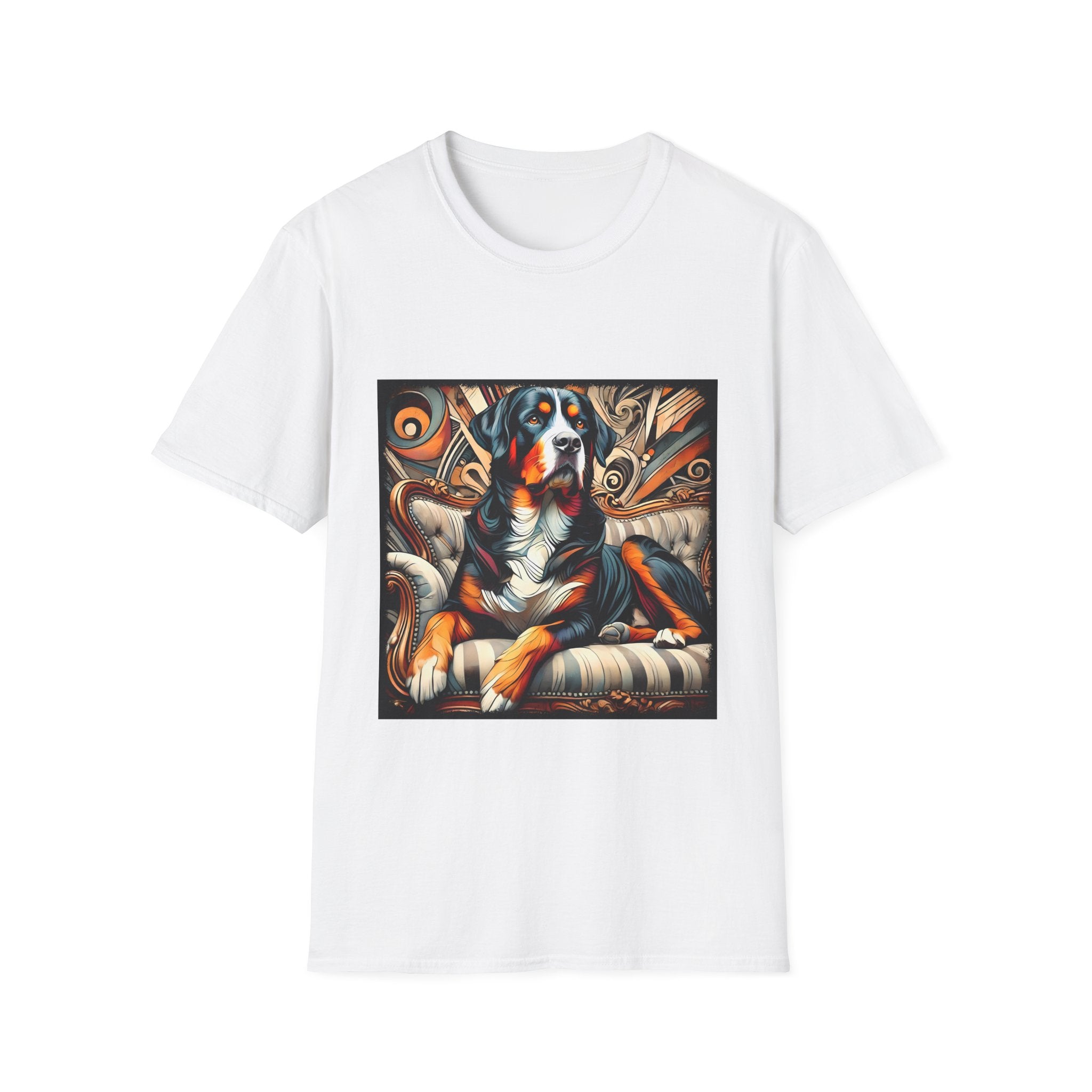 Swiss Mountain Dog Warm Rebel | Unisex Dog T-Shirt