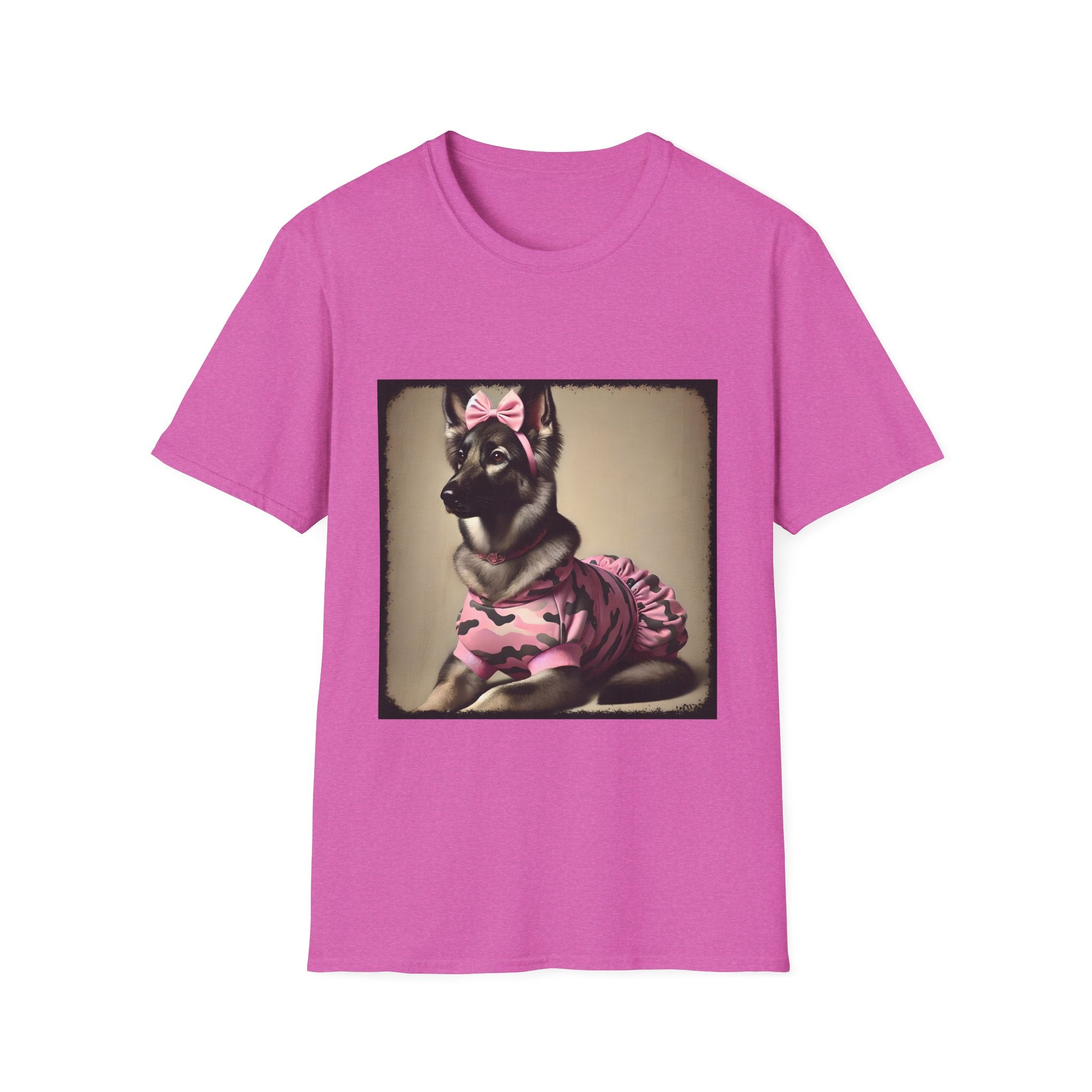 German Shepherd Camo Cutie II | Unisex Dog T-Shirt