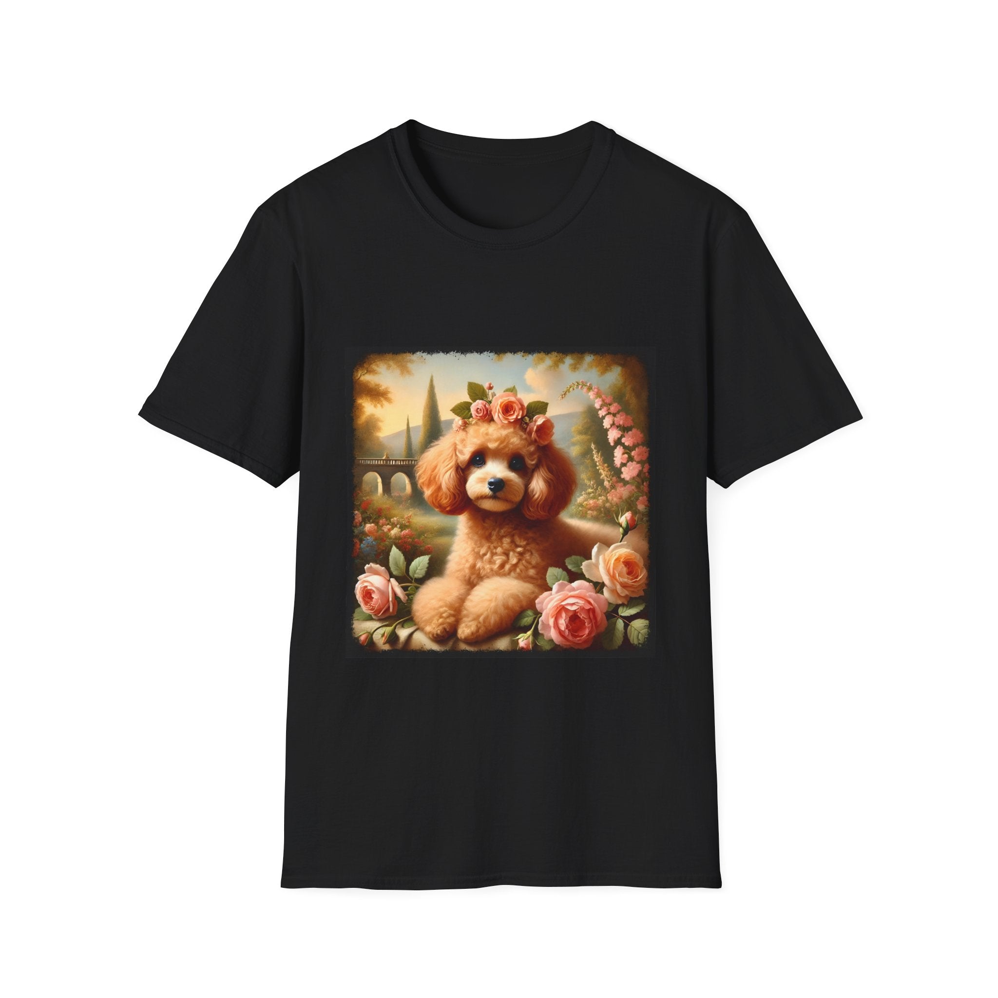 Poodle Pink Blossom | Unisex Dog T-Shirt