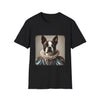 Boston Terrier Bougie Brindle | Unisex Dog T-Shirt
