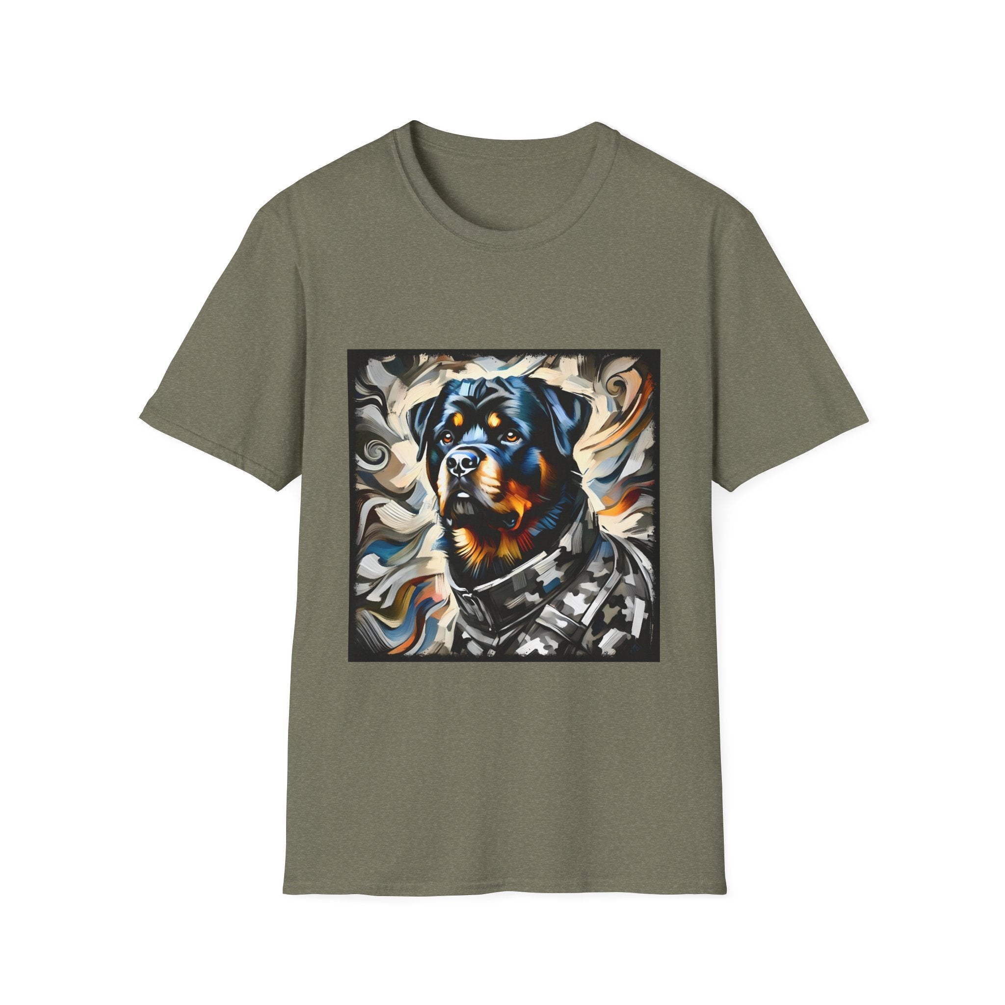 Rottweiler Bold Camo Classic | Unisex Dog T-Shirt