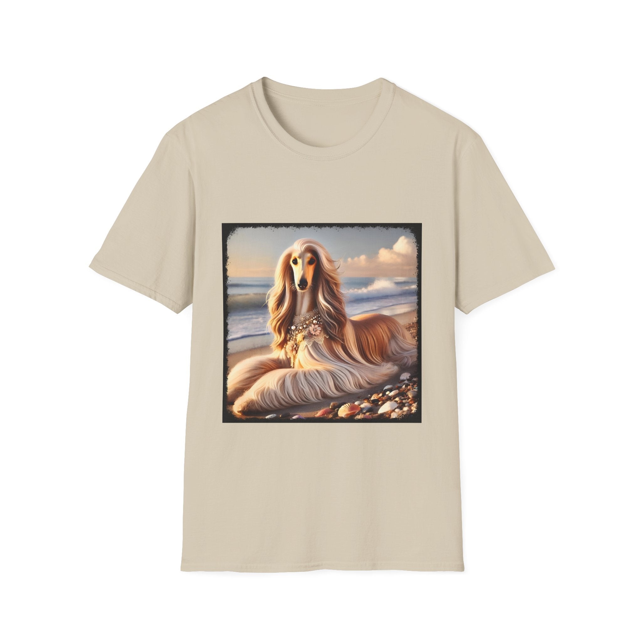 Afghan Hound Seashell Sweetie | Unisex Dog T-Shirt