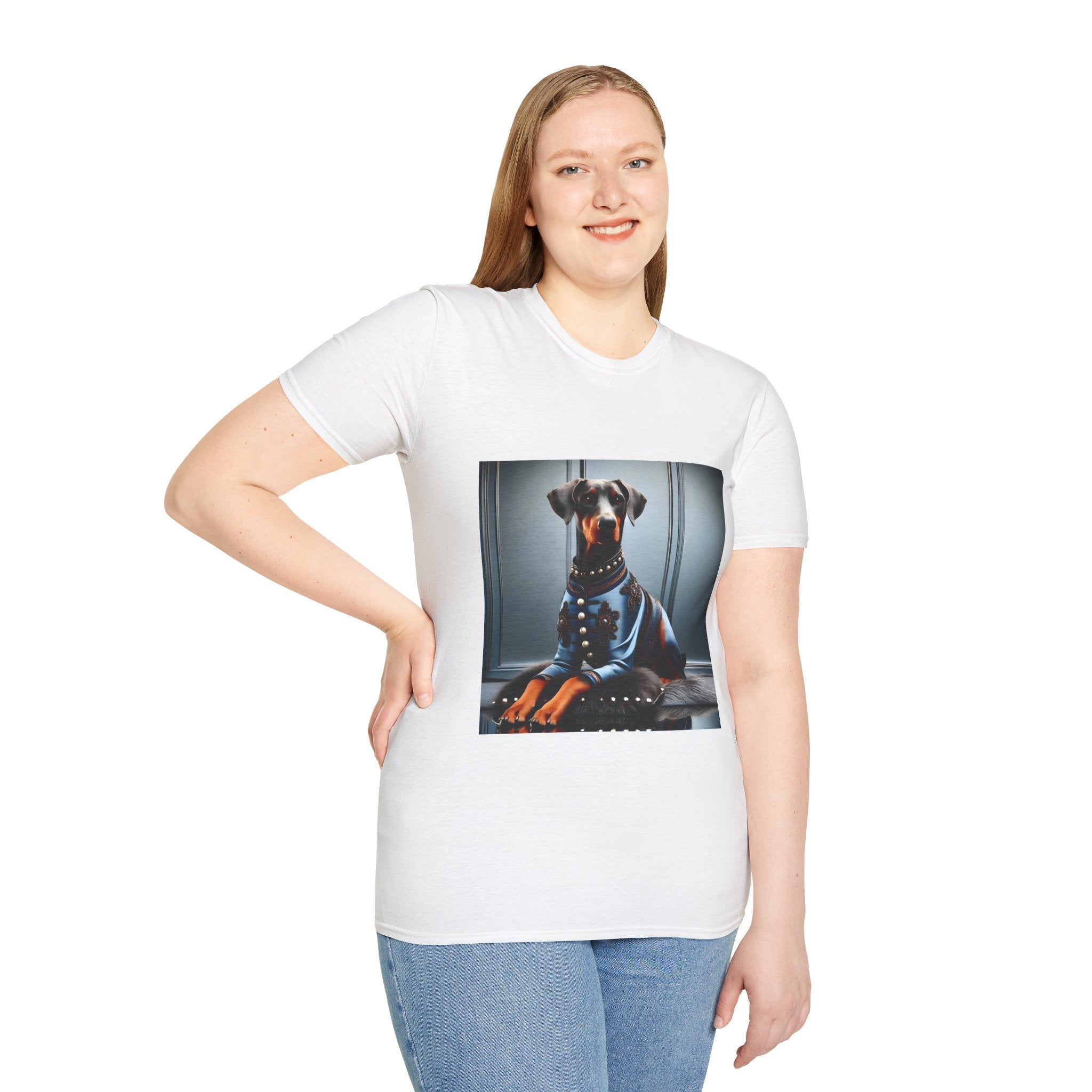 Doberman Pinscher Blue Belle | Unisex Dog T-Shirt