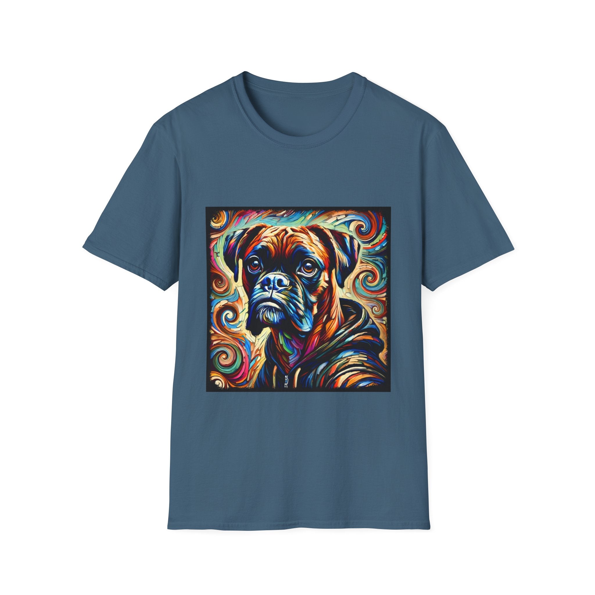Boxer Relaxed Swirl | Unisex Dog T-Shirt